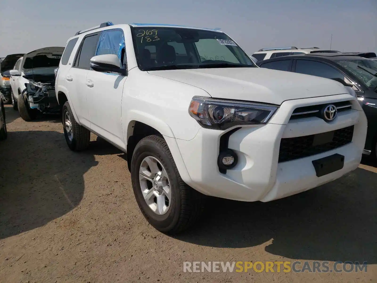 1 Photograph of a damaged car JTENU5JR1M5915416 TOYOTA 4RUNNER 2021