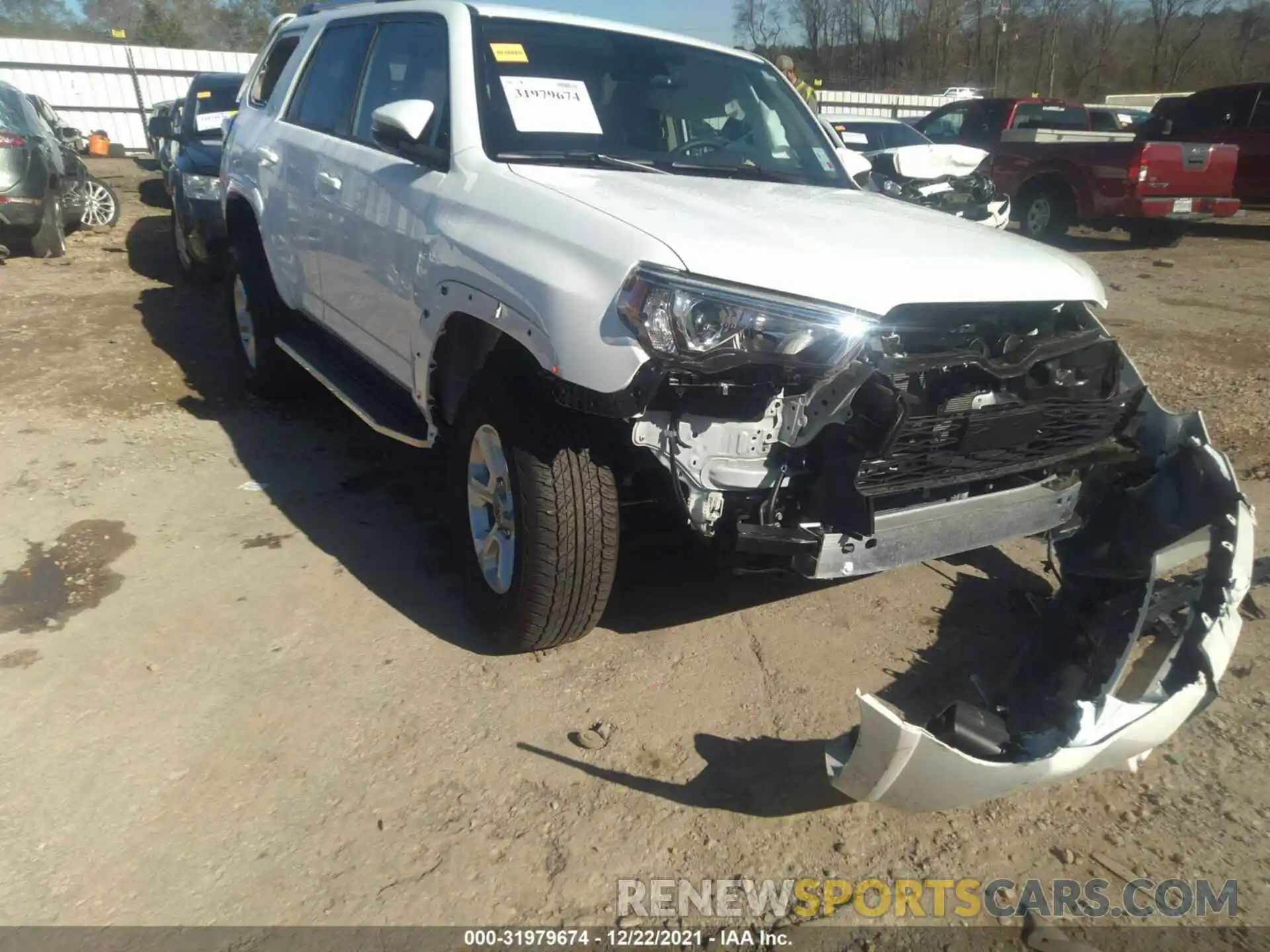 1 Photograph of a damaged car JTENU5JR1M5942616 TOYOTA 4RUNNER 2021