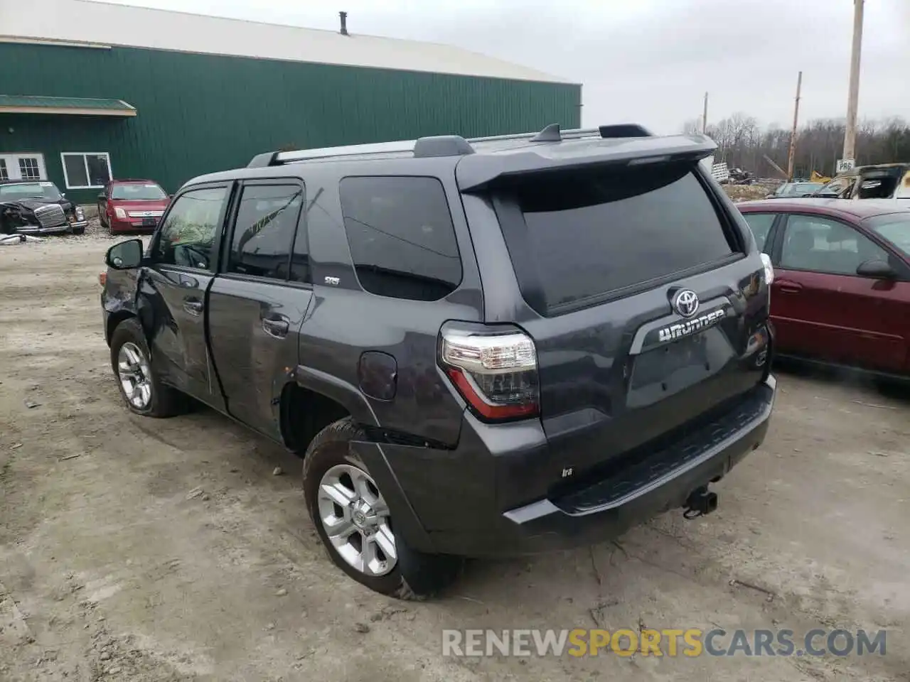 3 Photograph of a damaged car JTENU5JR2M5857218 TOYOTA 4RUNNER 2021