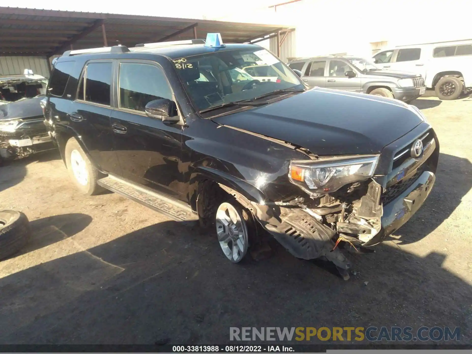 1 Photograph of a damaged car JTENU5JR2M5877274 TOYOTA 4RUNNER 2021