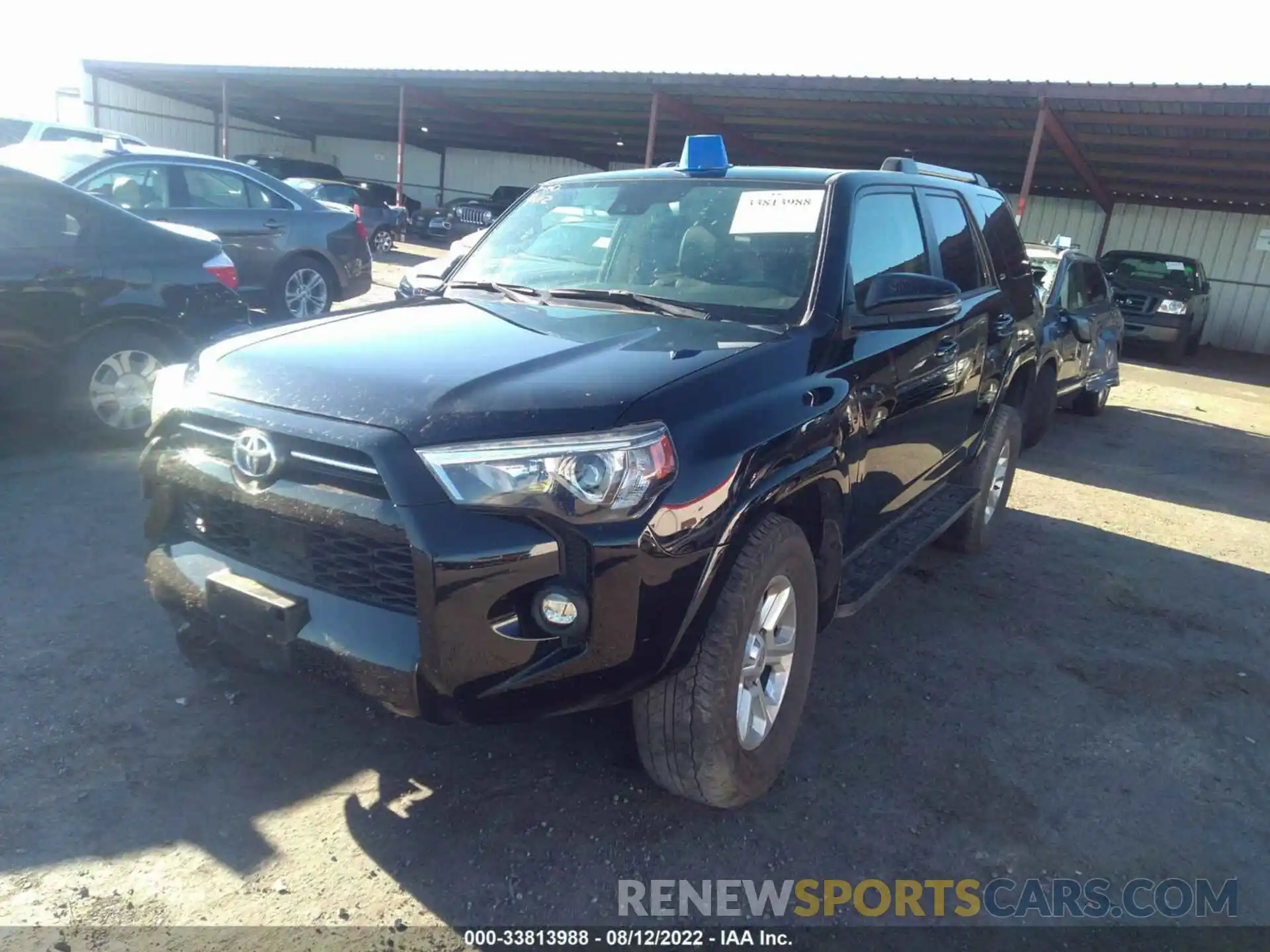 2 Photograph of a damaged car JTENU5JR2M5877274 TOYOTA 4RUNNER 2021