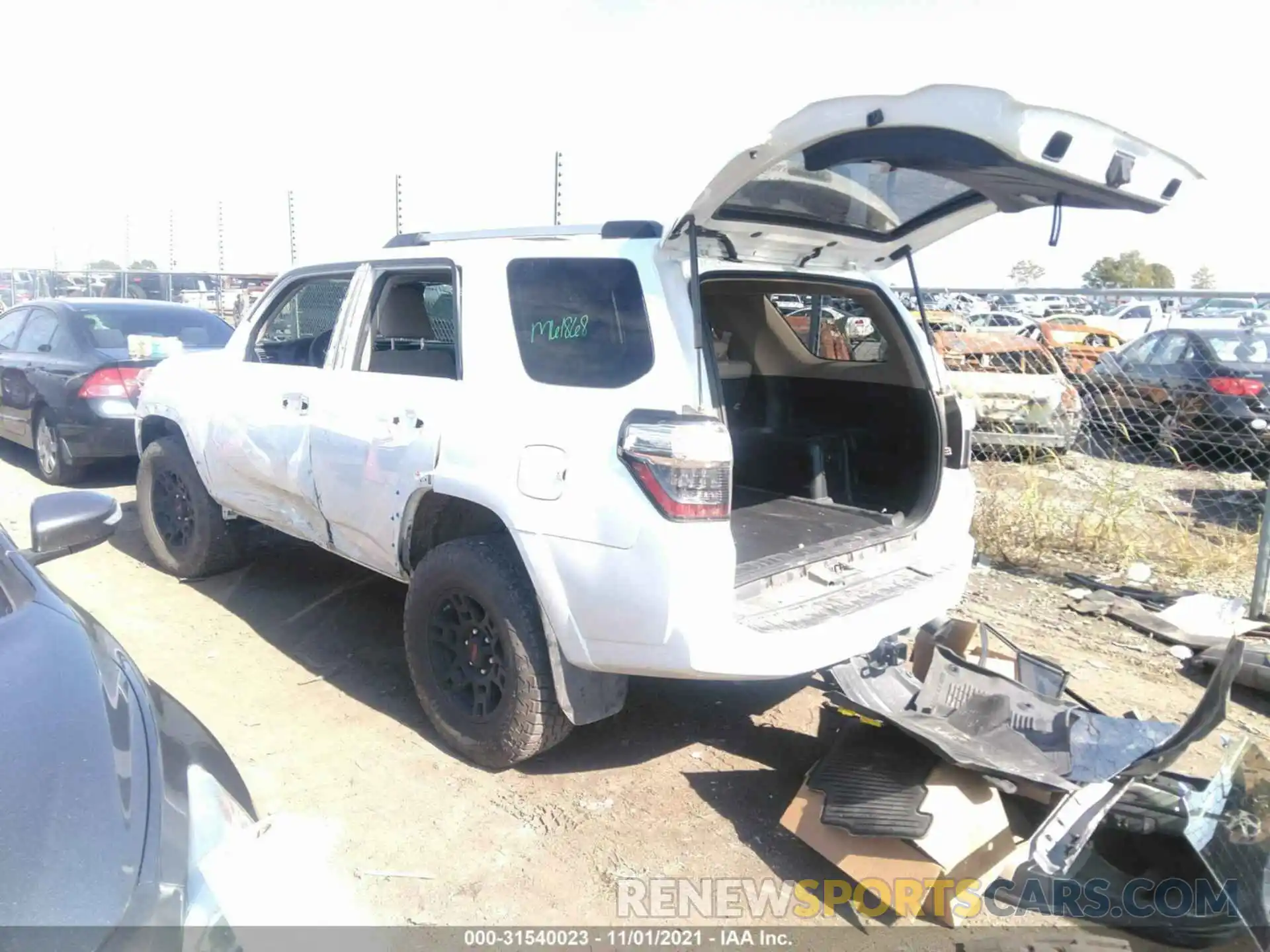 3 Фотография поврежденного автомобиля JTENU5JR2M5891482 TOYOTA 4RUNNER 2021