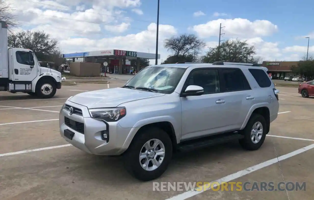 2 Photograph of a damaged car JTENU5JR2M5912606 TOYOTA 4RUNNER 2021