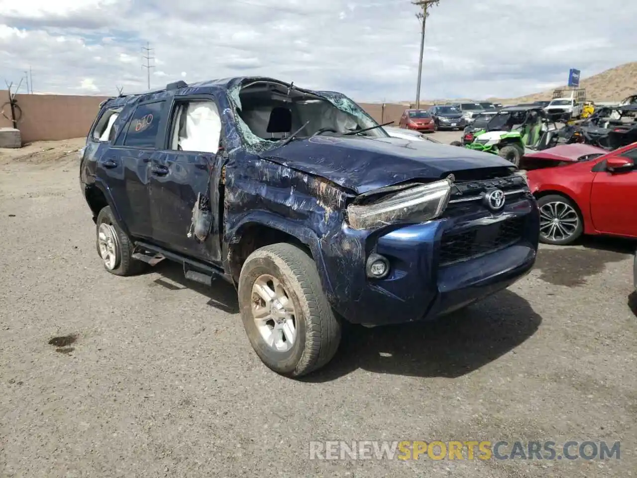 1 Photograph of a damaged car JTENU5JR2M5919331 TOYOTA 4RUNNER 2021