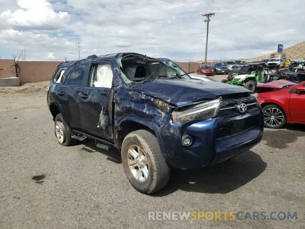 9 Photograph of a damaged car JTENU5JR2M5919331 TOYOTA 4RUNNER 2021