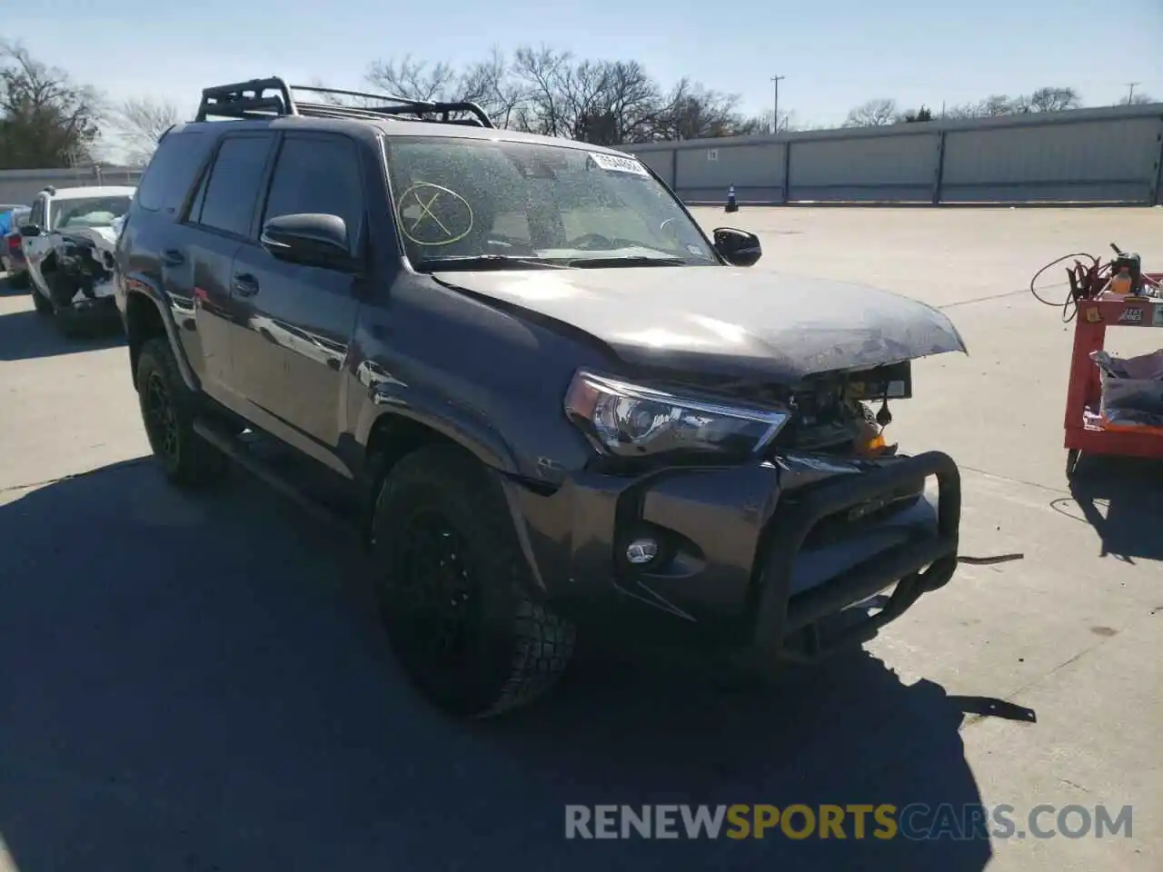 1 Photograph of a damaged car JTENU5JR2M5967914 TOYOTA 4RUNNER 2021