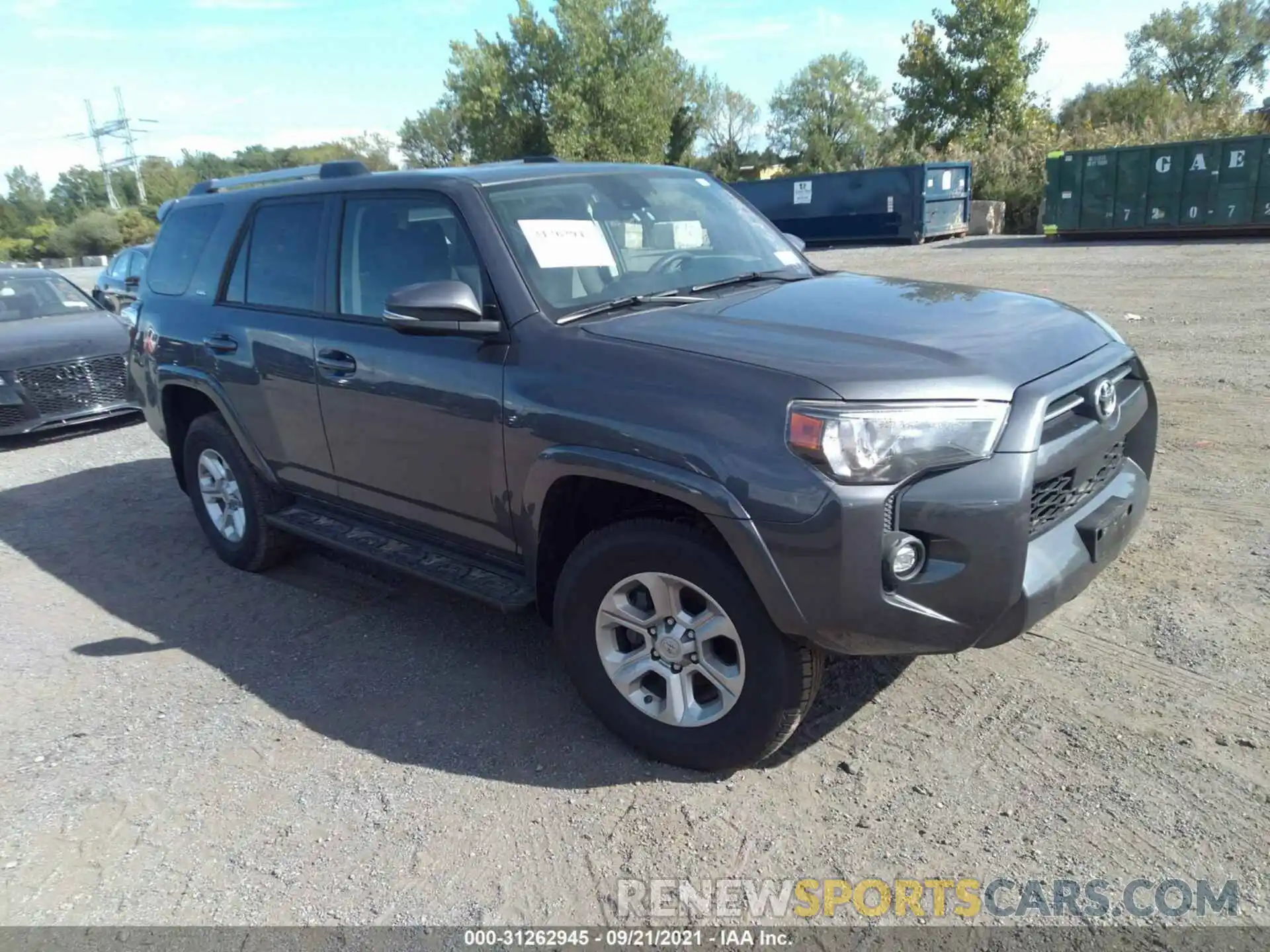 1 Photograph of a damaged car JTENU5JR3M5856482 TOYOTA 4RUNNER 2021