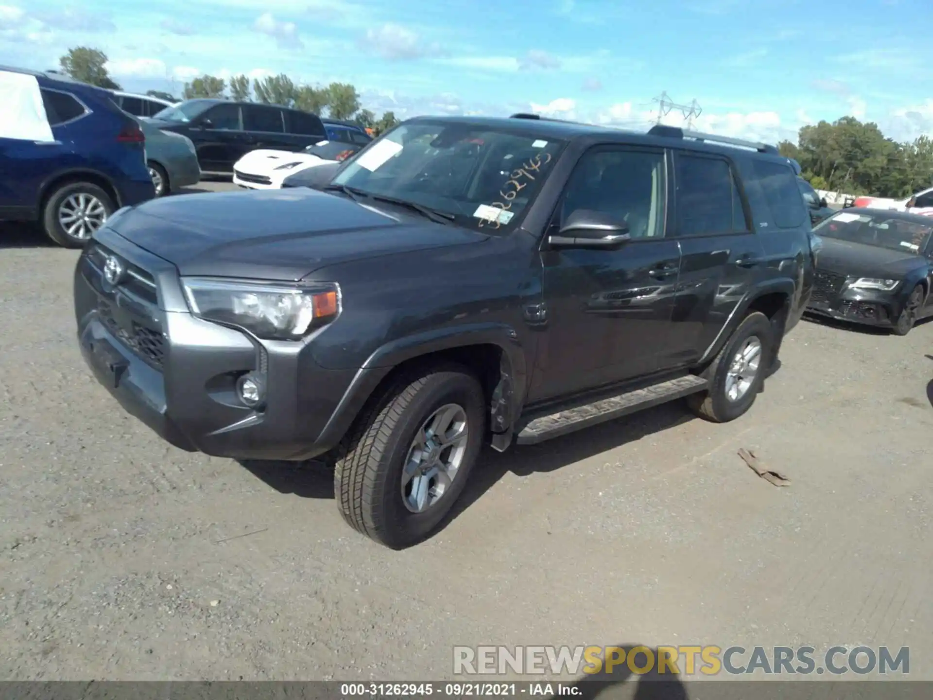 2 Photograph of a damaged car JTENU5JR3M5856482 TOYOTA 4RUNNER 2021