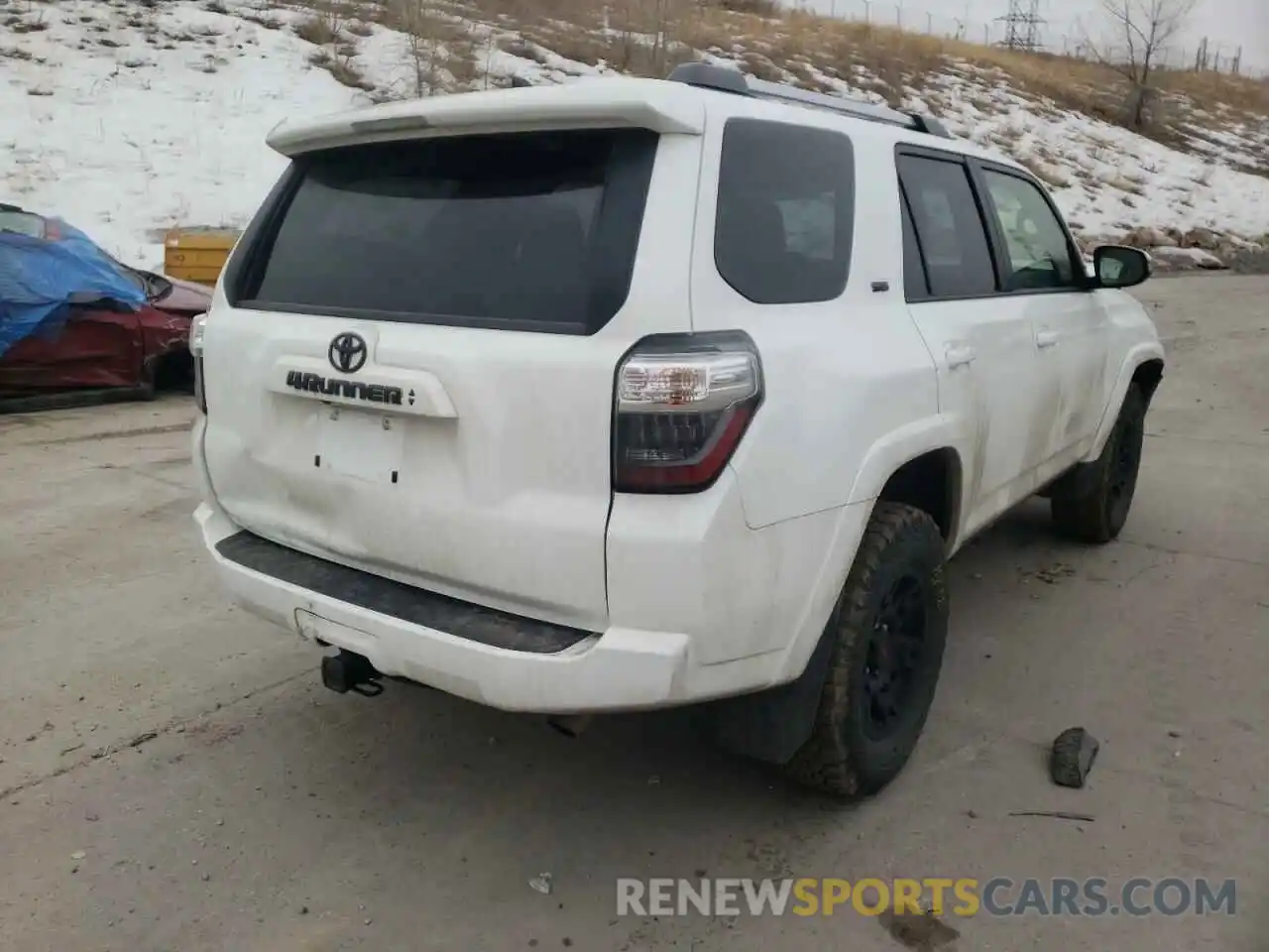 4 Фотография поврежденного автомобиля JTENU5JR3M5857938 TOYOTA 4RUNNER 2021