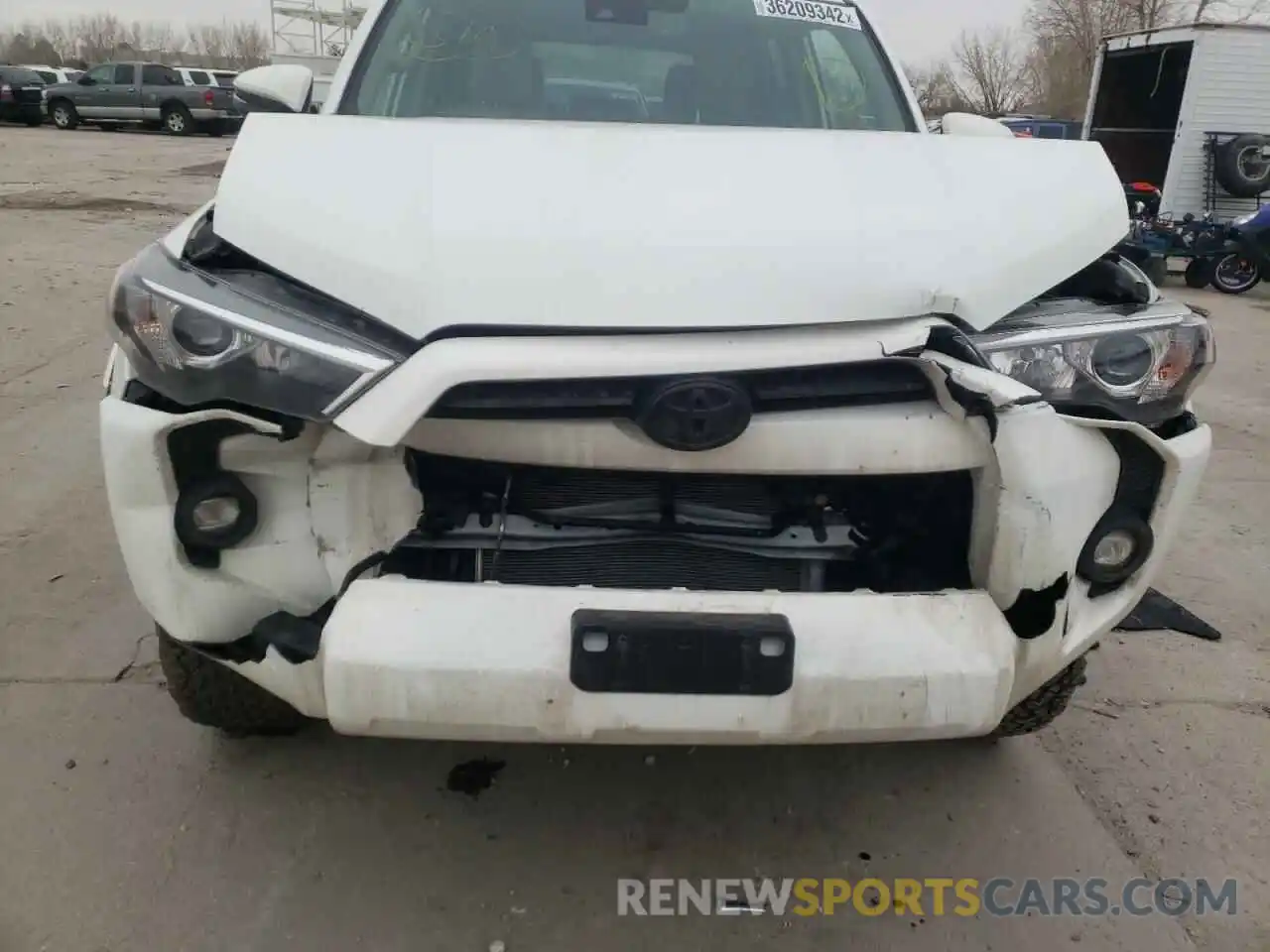 9 Photograph of a damaged car JTENU5JR3M5857938 TOYOTA 4RUNNER 2021