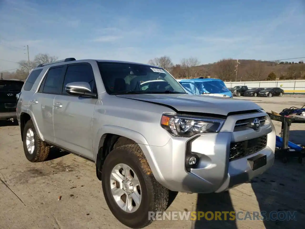 1 Photograph of a damaged car JTENU5JR3M5866901 TOYOTA 4RUNNER 2021