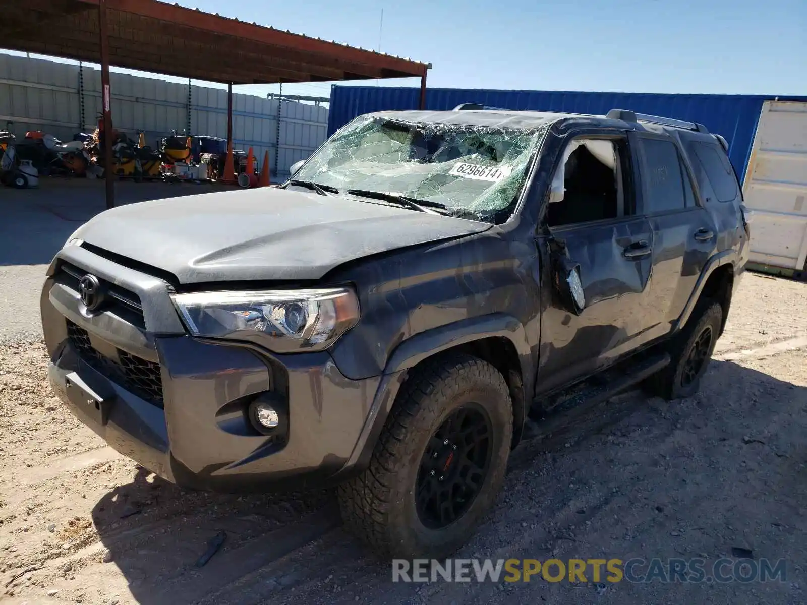 2 Photograph of a damaged car JTENU5JR3M5888431 TOYOTA 4RUNNER 2021