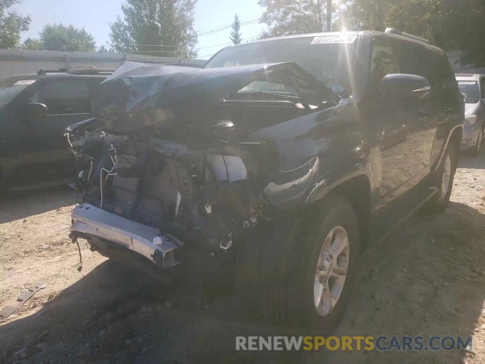 2 Photograph of a damaged car JTENU5JR3M5903851 TOYOTA 4RUNNER 2021