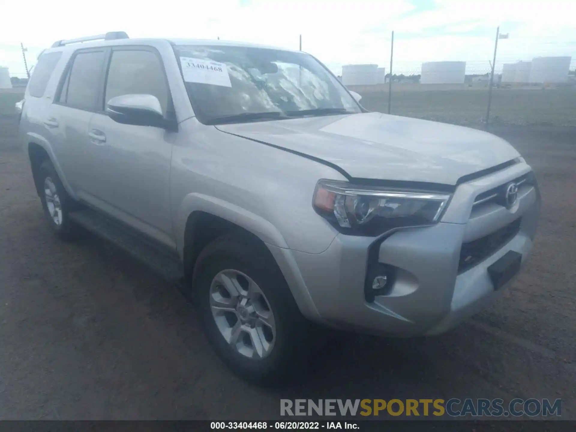 1 Photograph of a damaged car JTENU5JR3M5929205 TOYOTA 4RUNNER 2021