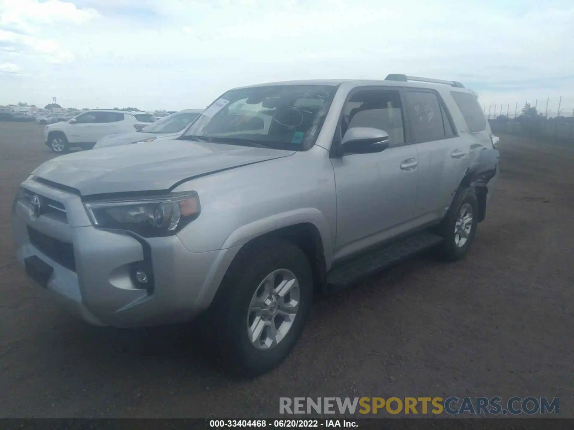 2 Photograph of a damaged car JTENU5JR3M5929205 TOYOTA 4RUNNER 2021