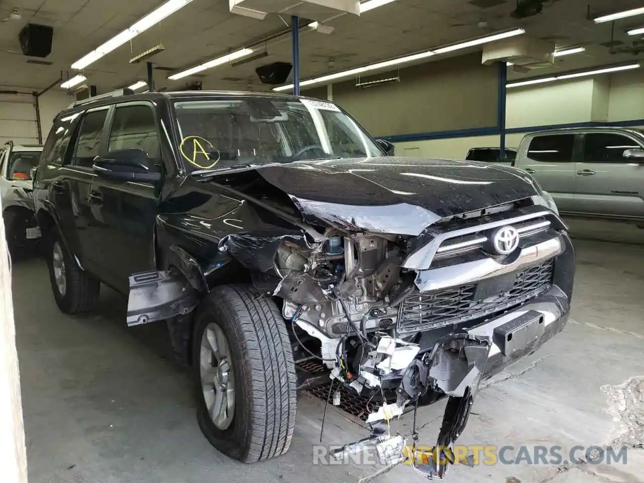 1 Photograph of a damaged car JTENU5JR3M5957988 TOYOTA 4RUNNER 2021