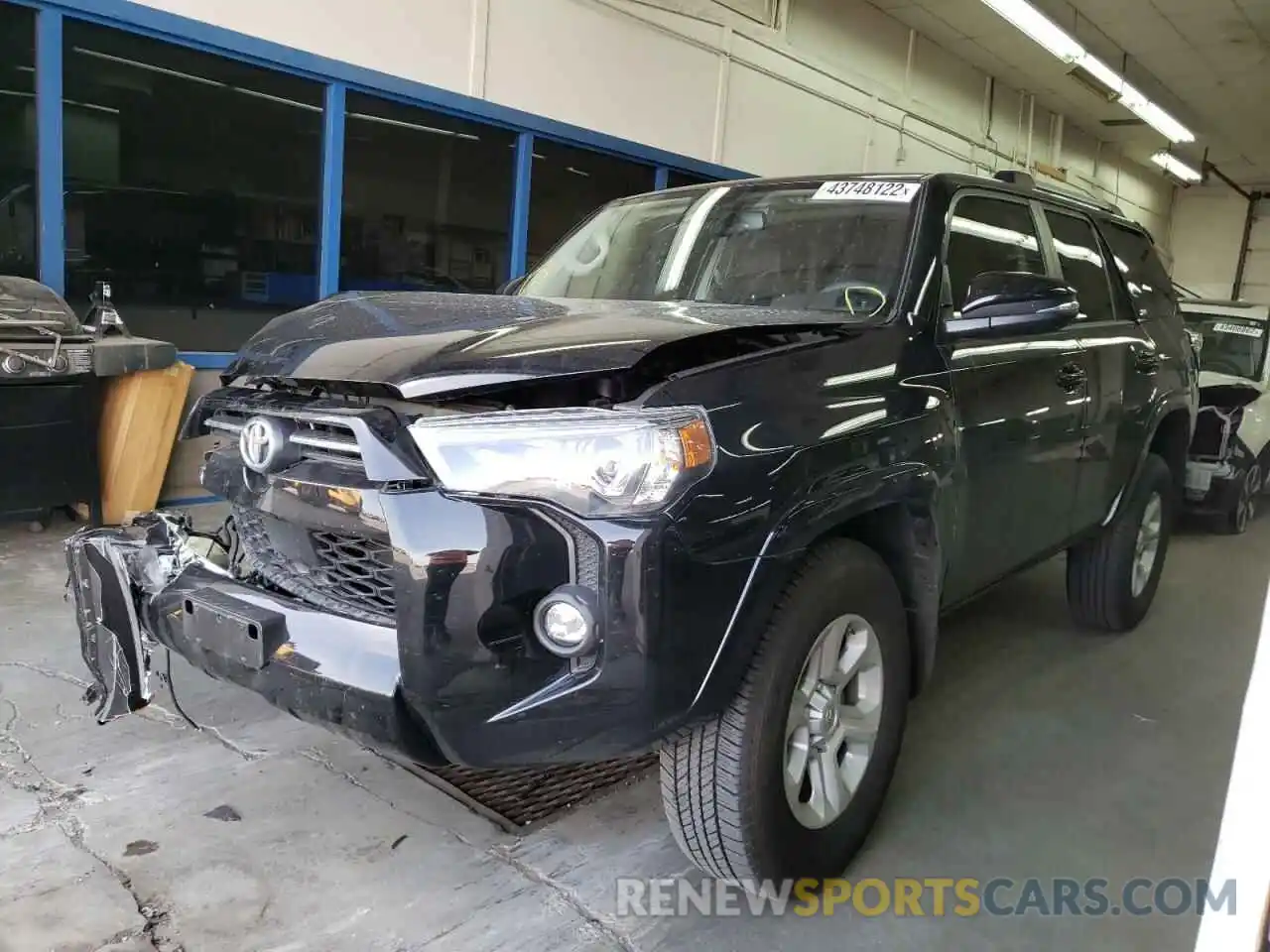 2 Photograph of a damaged car JTENU5JR3M5957988 TOYOTA 4RUNNER 2021