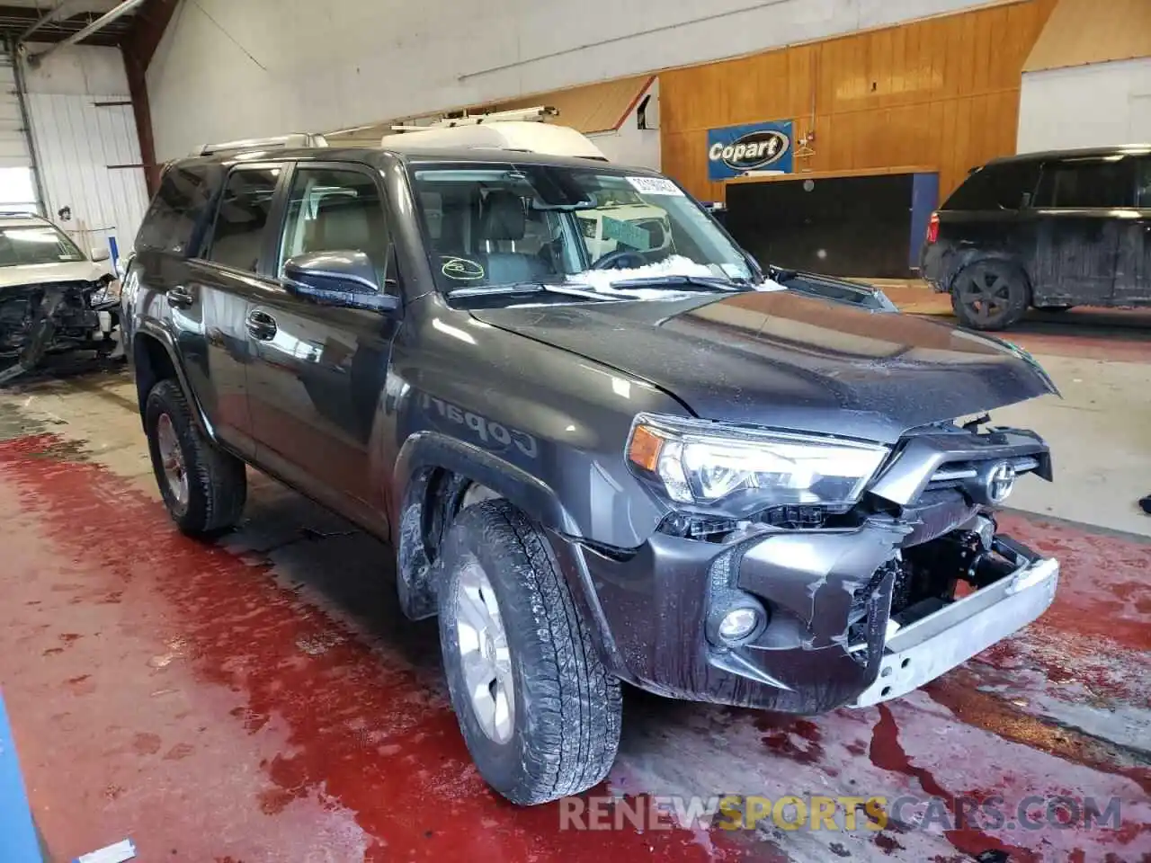 1 Photograph of a damaged car JTENU5JR4M5881097 TOYOTA 4RUNNER 2021