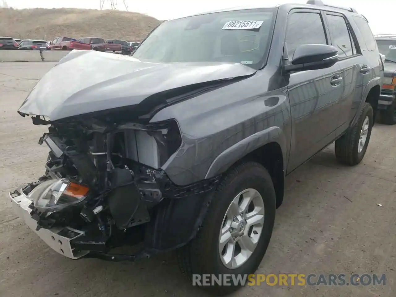 2 Photograph of a damaged car JTENU5JR4M5888812 TOYOTA 4RUNNER 2021