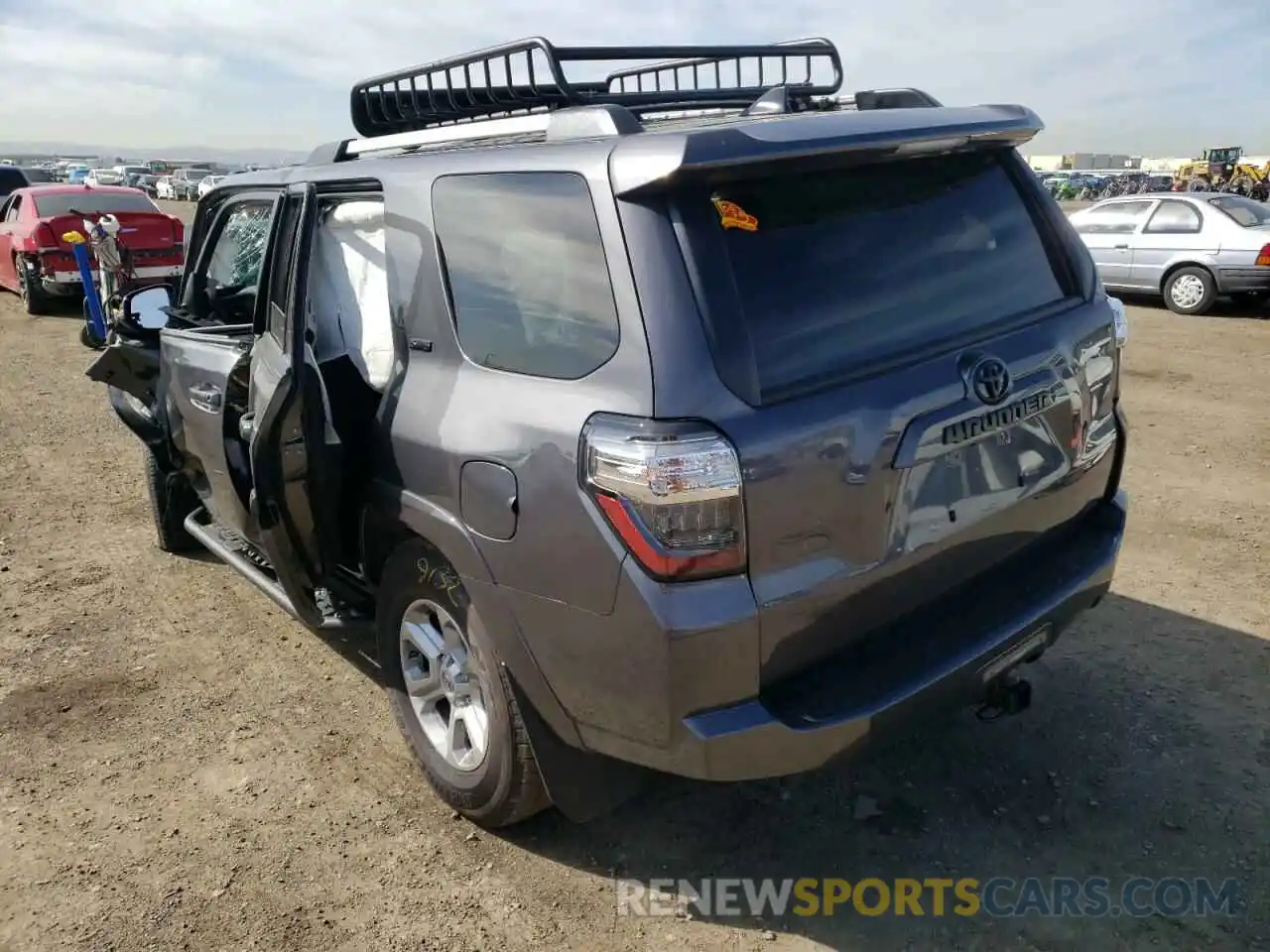 3 Photograph of a damaged car JTENU5JR4M5963251 TOYOTA 4RUNNER 2021