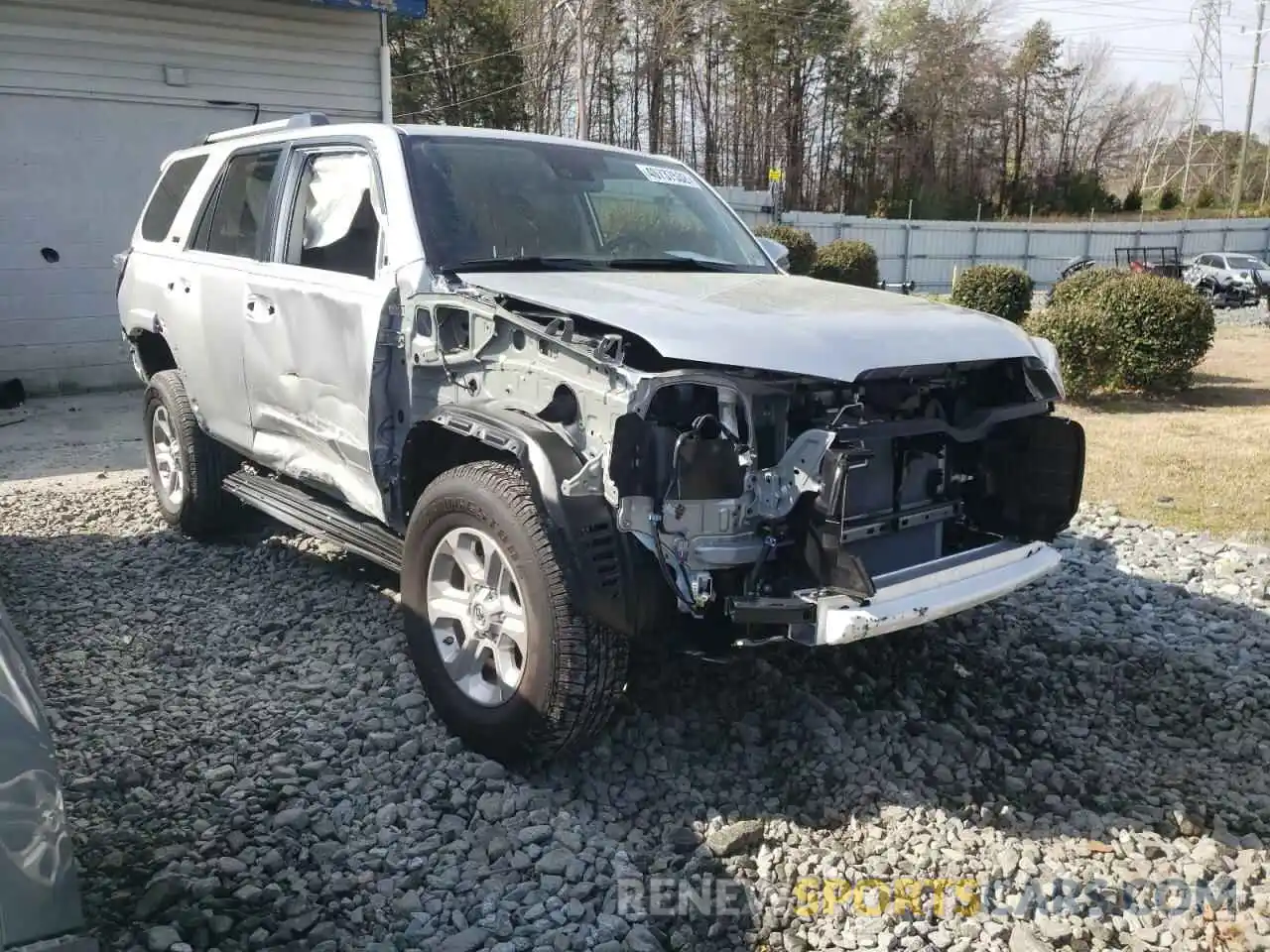 1 Photograph of a damaged car JTENU5JR4M5965226 TOYOTA 4RUNNER 2021