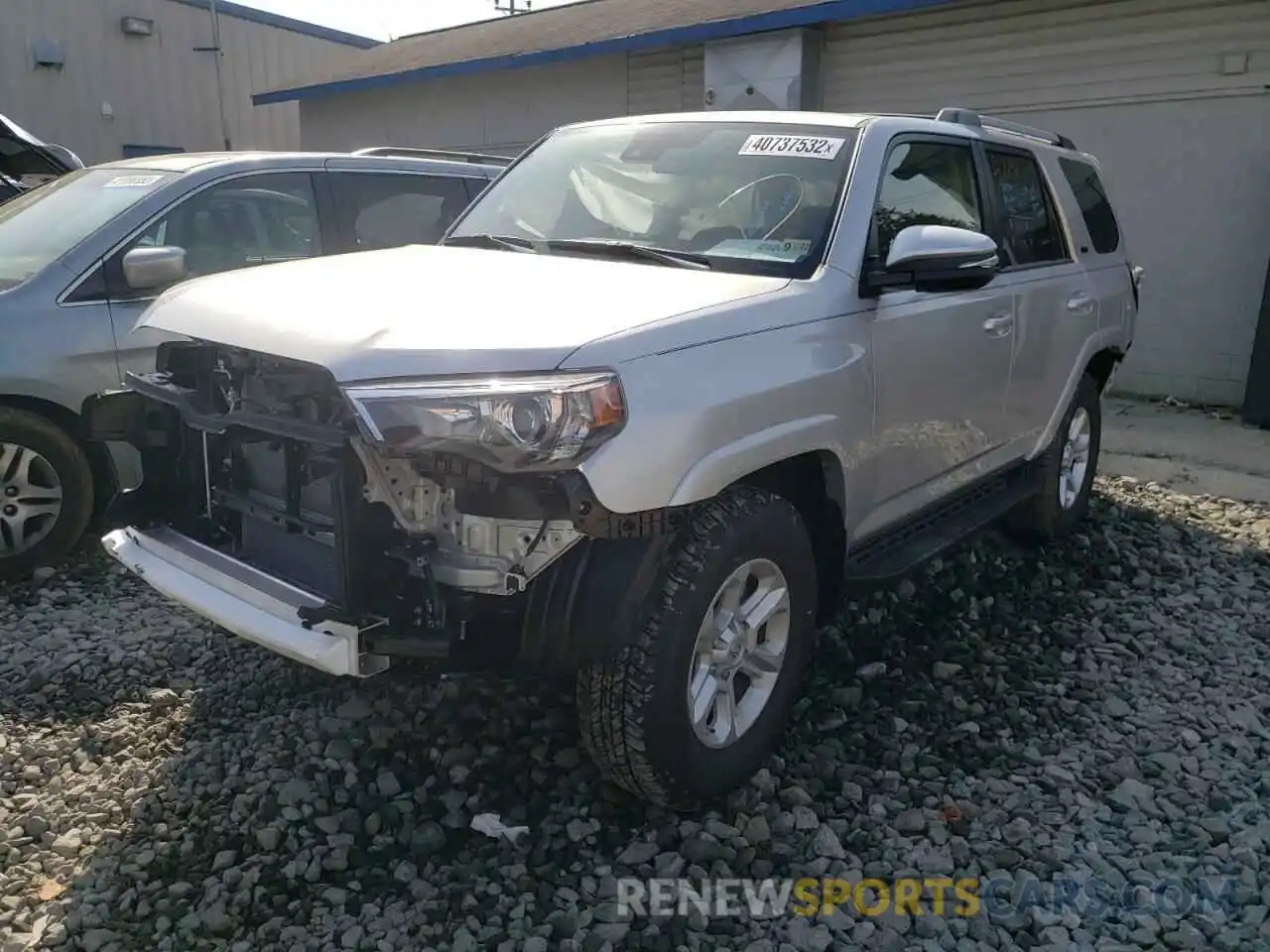 2 Photograph of a damaged car JTENU5JR4M5965226 TOYOTA 4RUNNER 2021