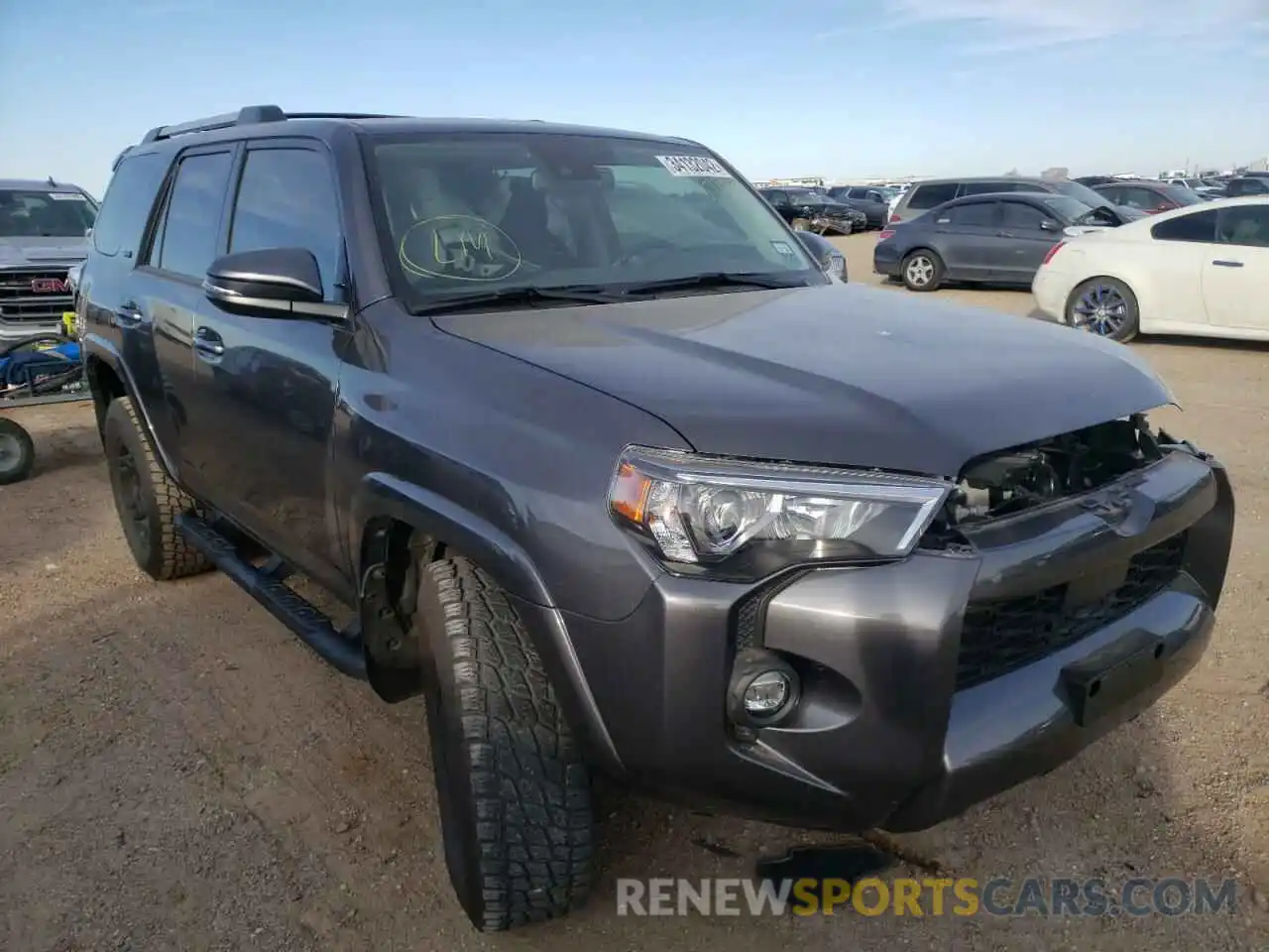 1 Photograph of a damaged car JTENU5JR5M5871985 TOYOTA 4RUNNER 2021