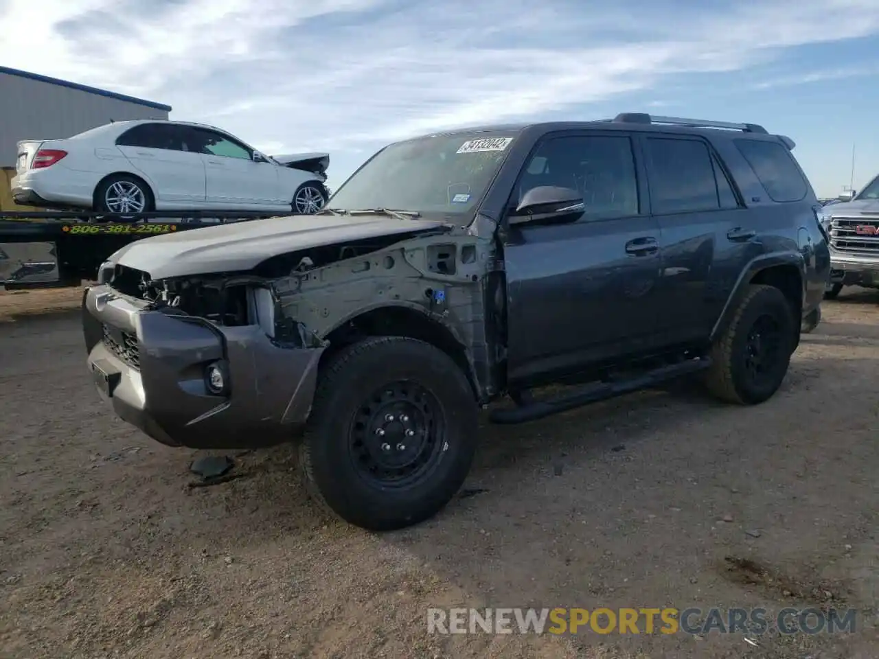 2 Photograph of a damaged car JTENU5JR5M5871985 TOYOTA 4RUNNER 2021