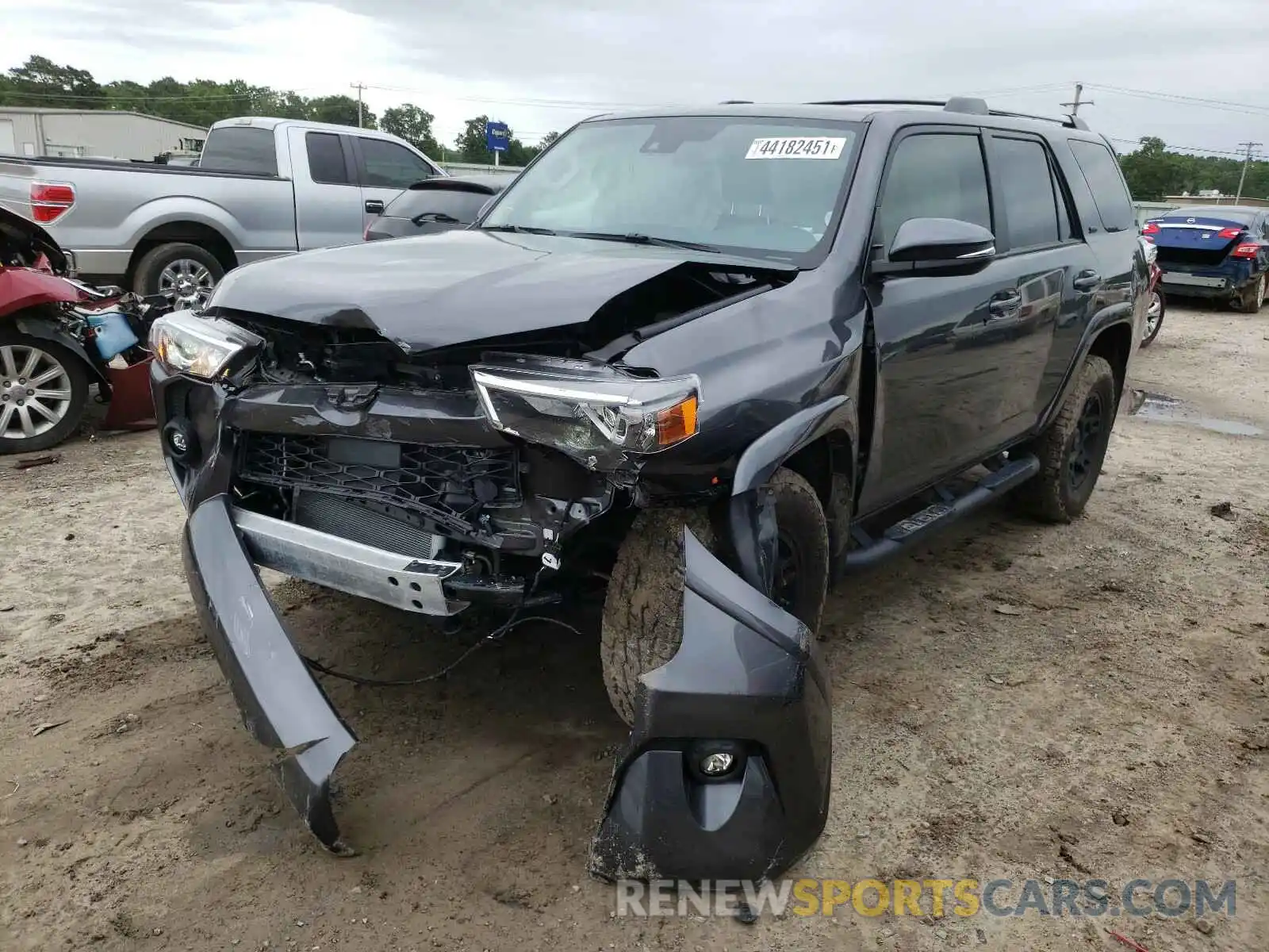 2 Photograph of a damaged car JTENU5JR5M5877821 TOYOTA 4RUNNER 2021