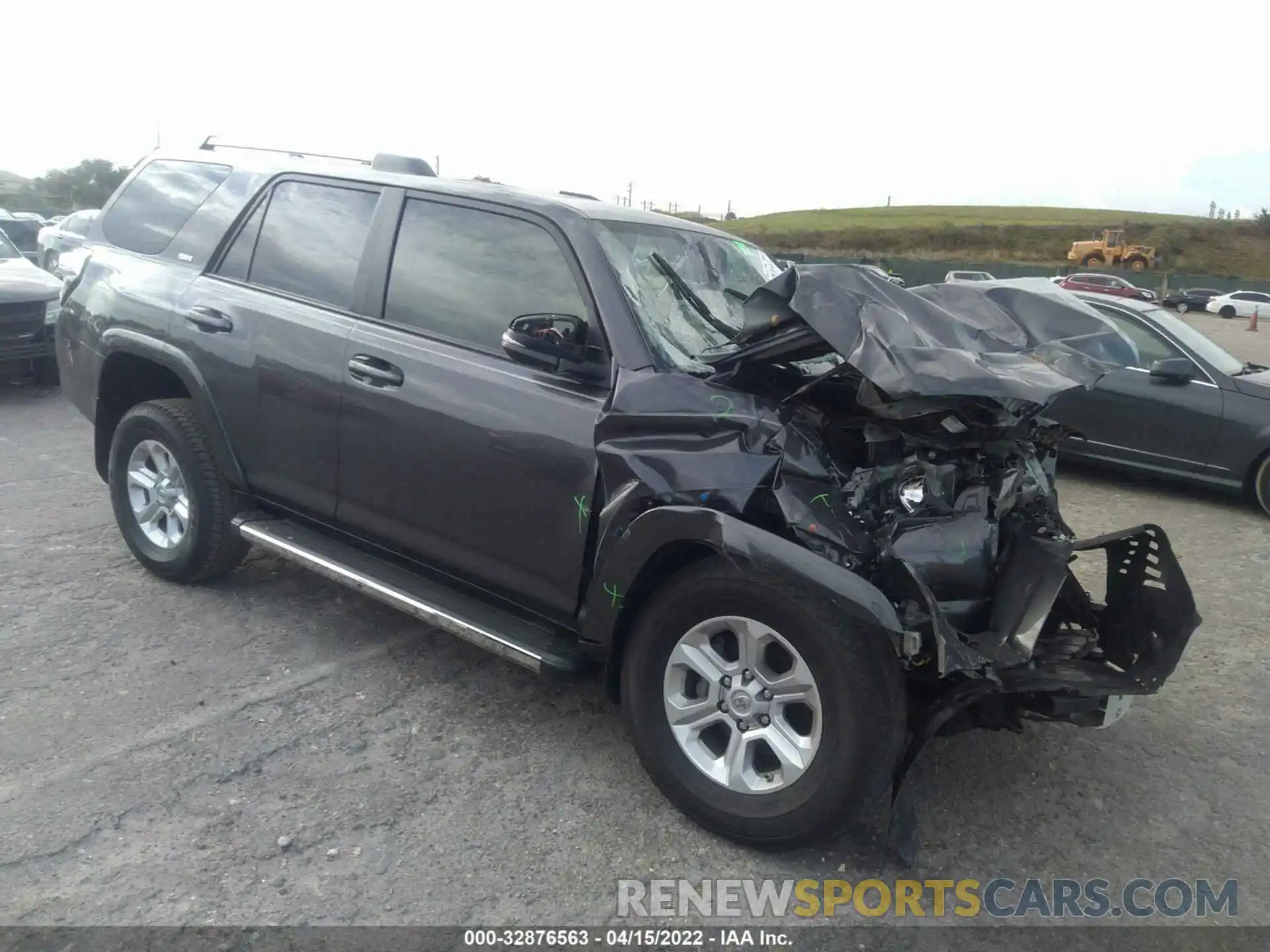 1 Photograph of a damaged car JTENU5JR5M5890102 TOYOTA 4RUNNER 2021