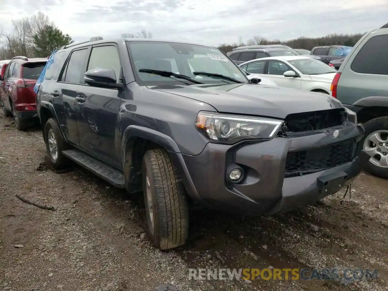 1 Photograph of a damaged car JTENU5JR5M5919033 TOYOTA 4RUNNER 2021