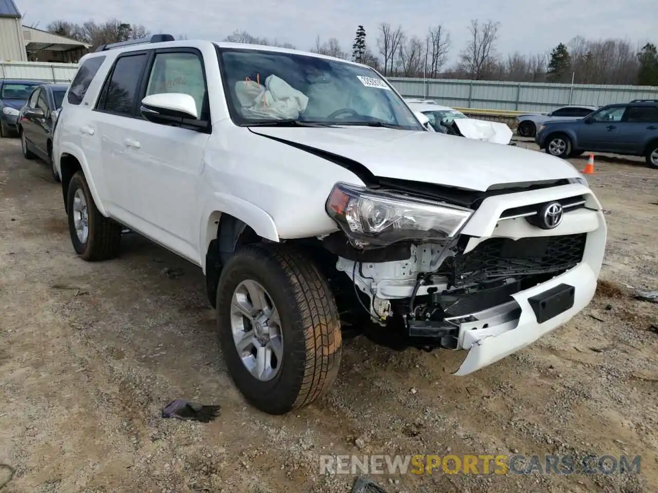 1 Photograph of a damaged car JTENU5JR5M5921087 TOYOTA 4RUNNER 2021