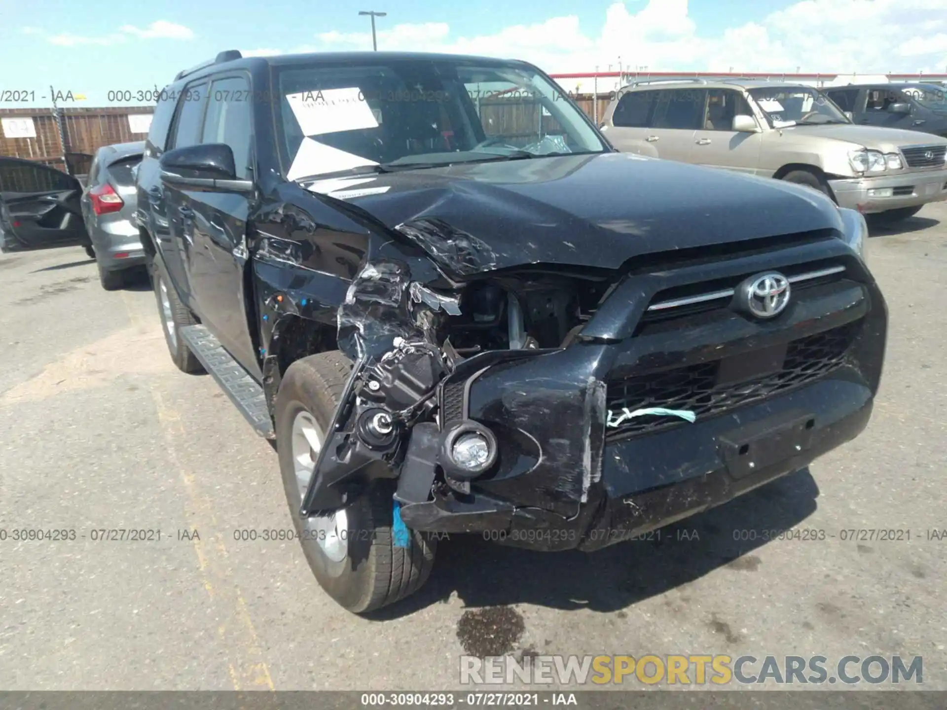 6 Photograph of a damaged car JTENU5JR5M5931683 TOYOTA 4RUNNER 2021