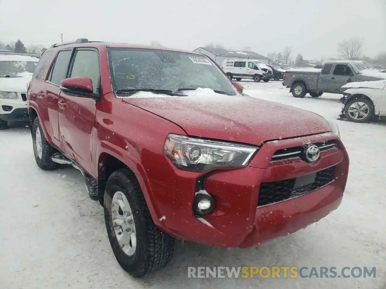 1 Photograph of a damaged car JTENU5JR5M5943218 TOYOTA 4RUNNER 2021