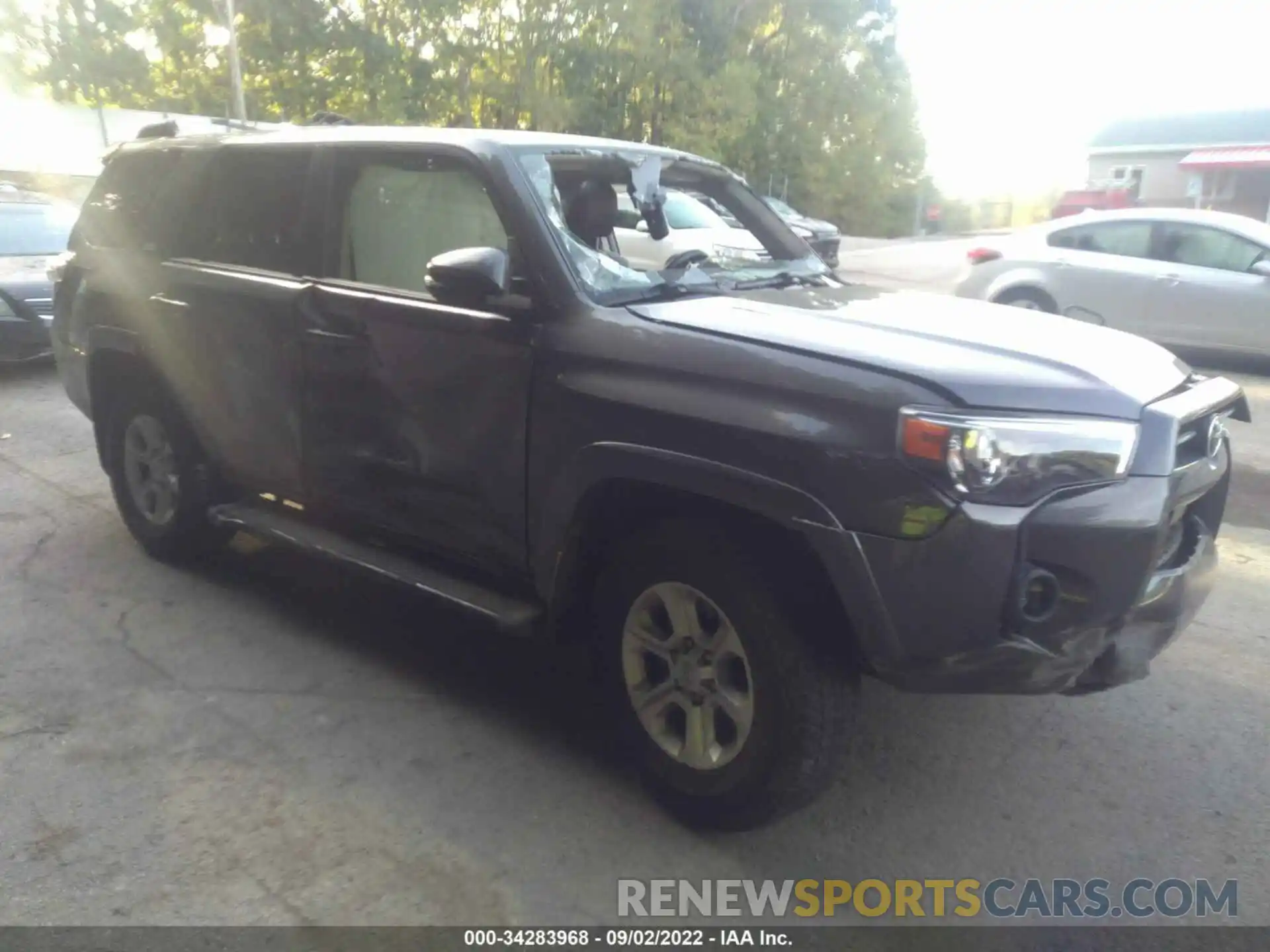 1 Photograph of a damaged car JTENU5JR5M5944644 TOYOTA 4RUNNER 2021