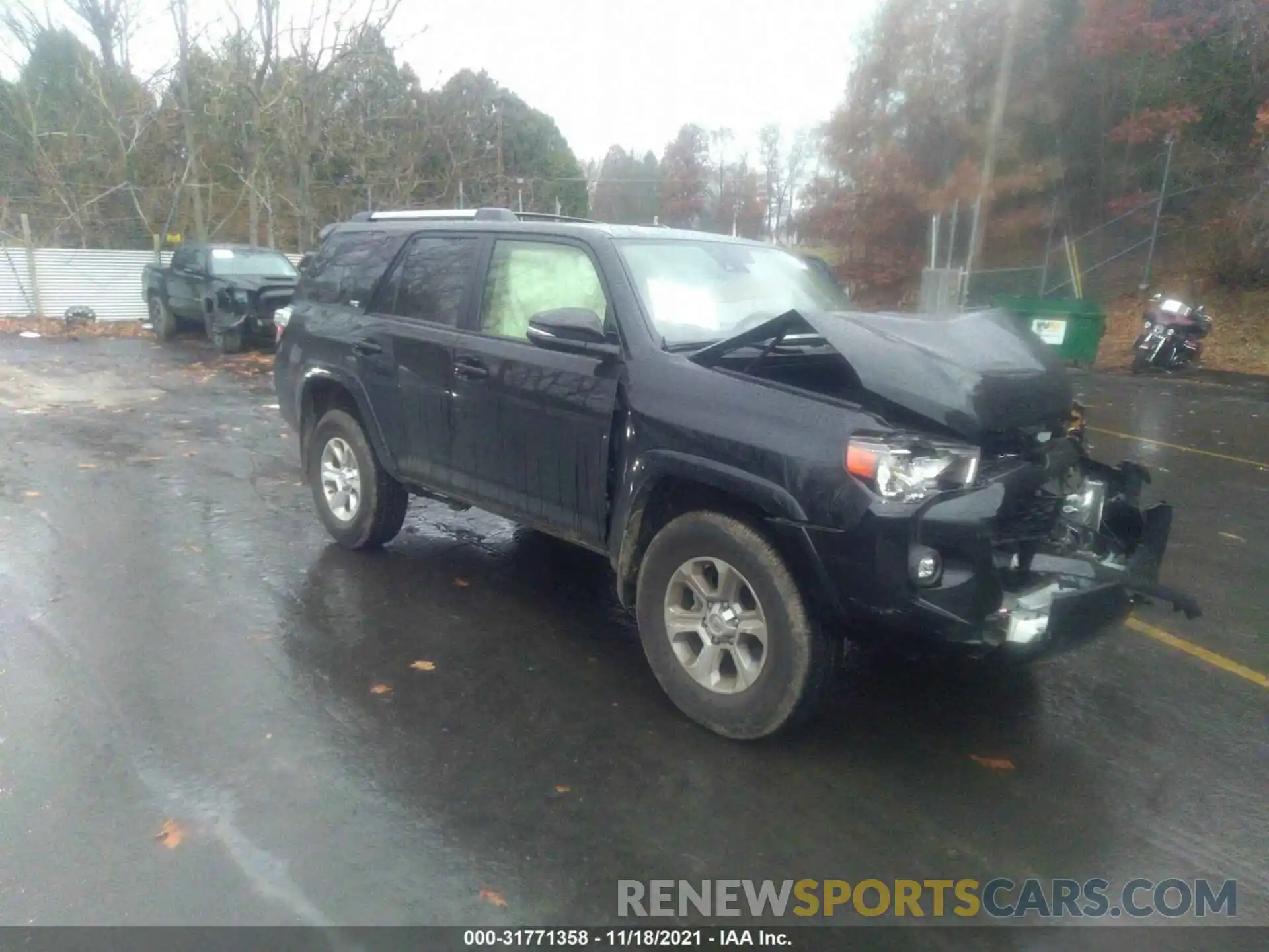 1 Photograph of a damaged car JTENU5JR5M5952064 TOYOTA 4RUNNER 2021