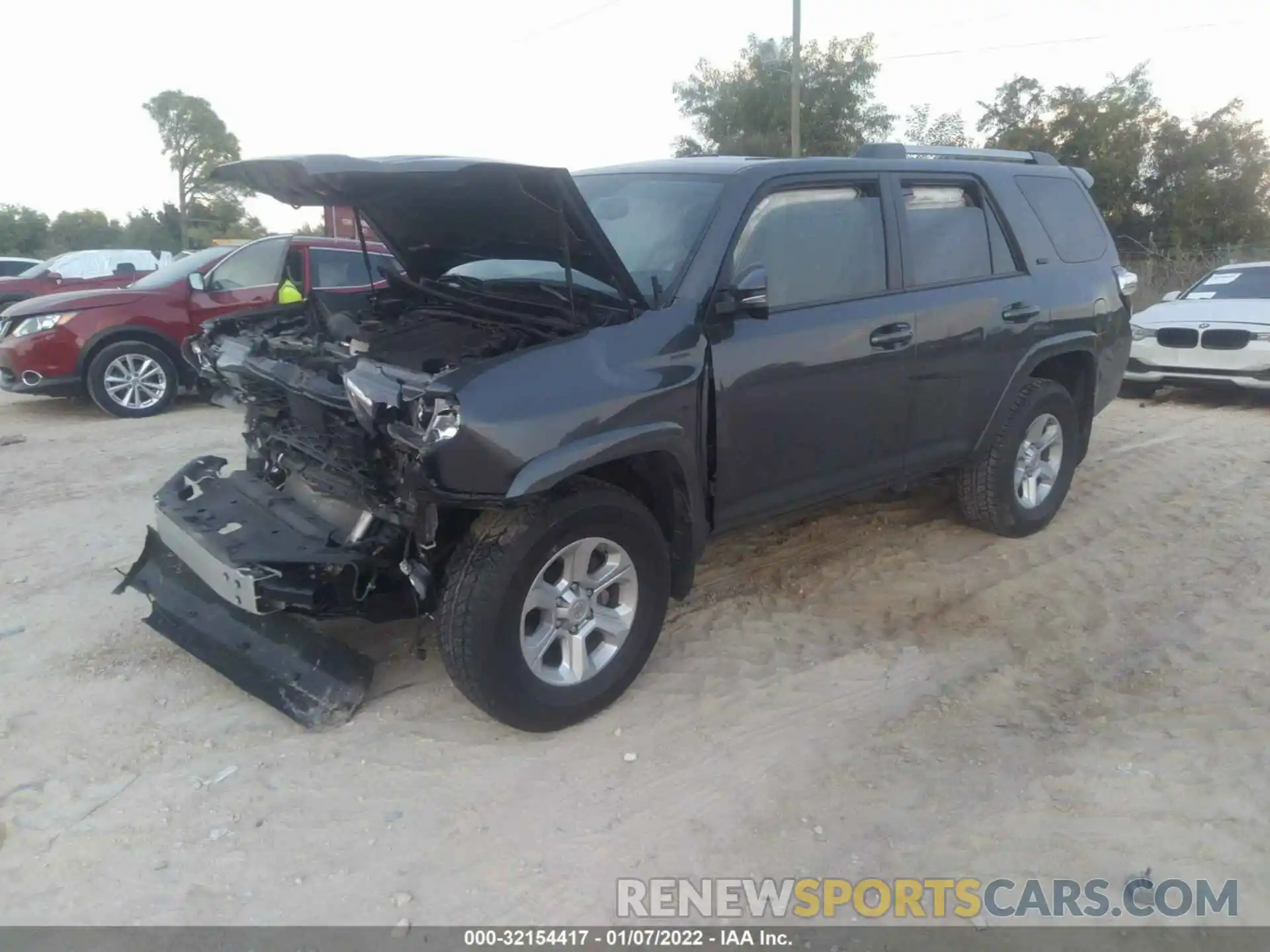 2 Photograph of a damaged car JTENU5JR6M5849400 TOYOTA 4RUNNER 2021