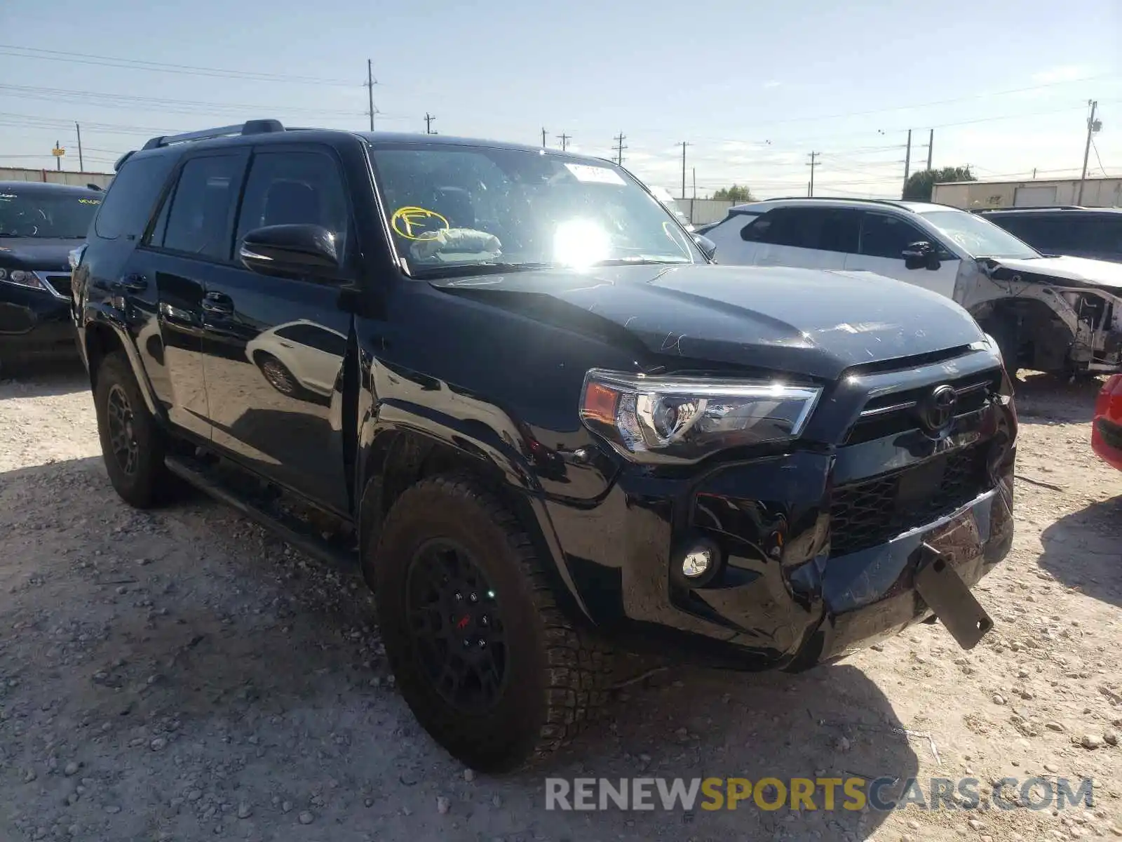 1 Photograph of a damaged car JTENU5JR6M5873955 TOYOTA 4RUNNER 2021