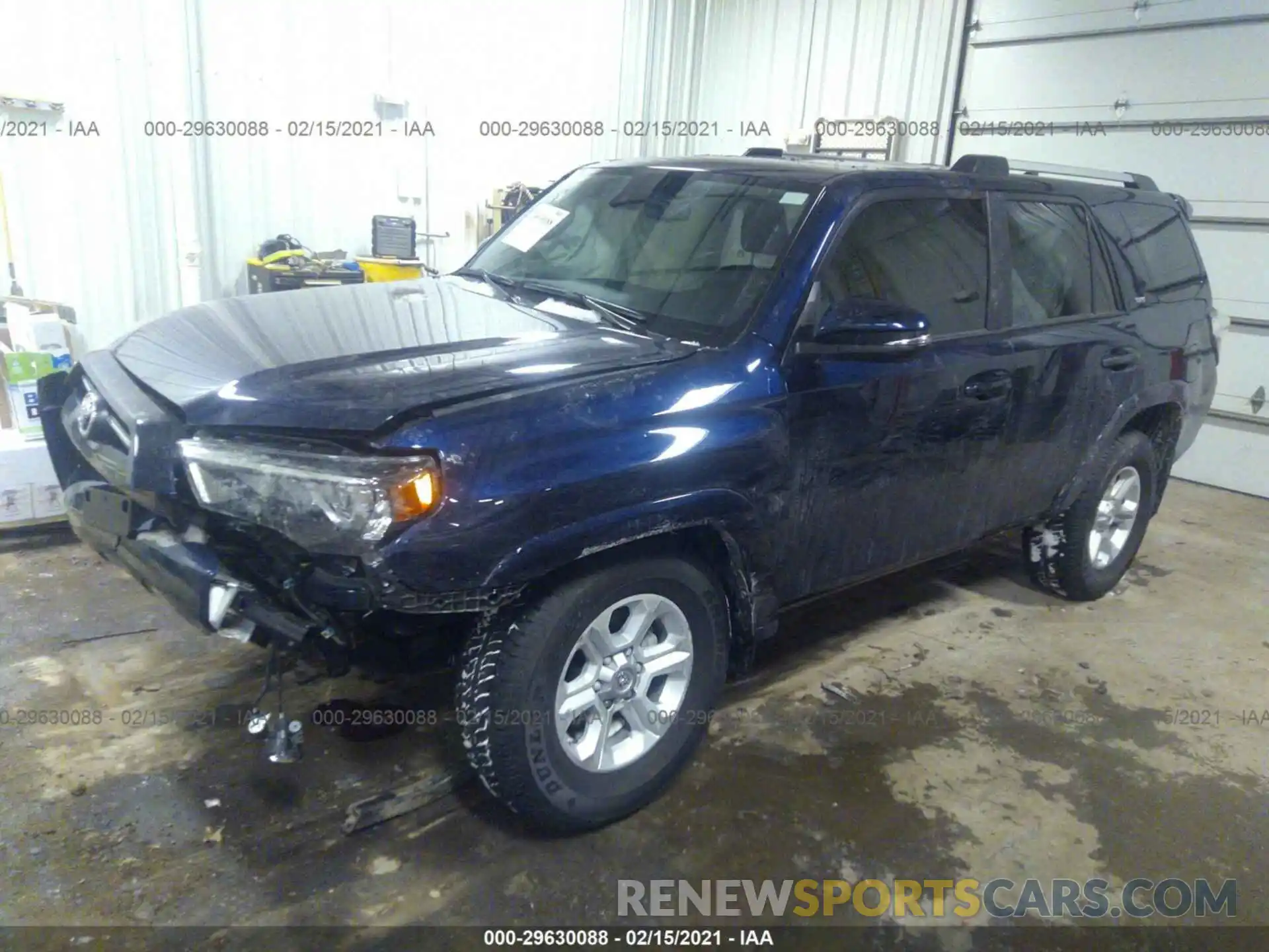 2 Photograph of a damaged car JTENU5JR6M5875432 TOYOTA 4RUNNER 2021