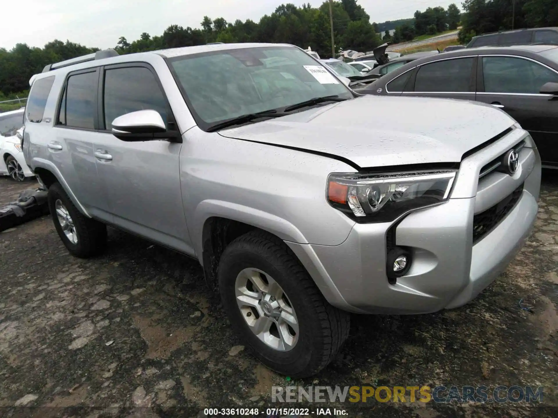 1 Photograph of a damaged car JTENU5JR6M5876385 TOYOTA 4RUNNER 2021