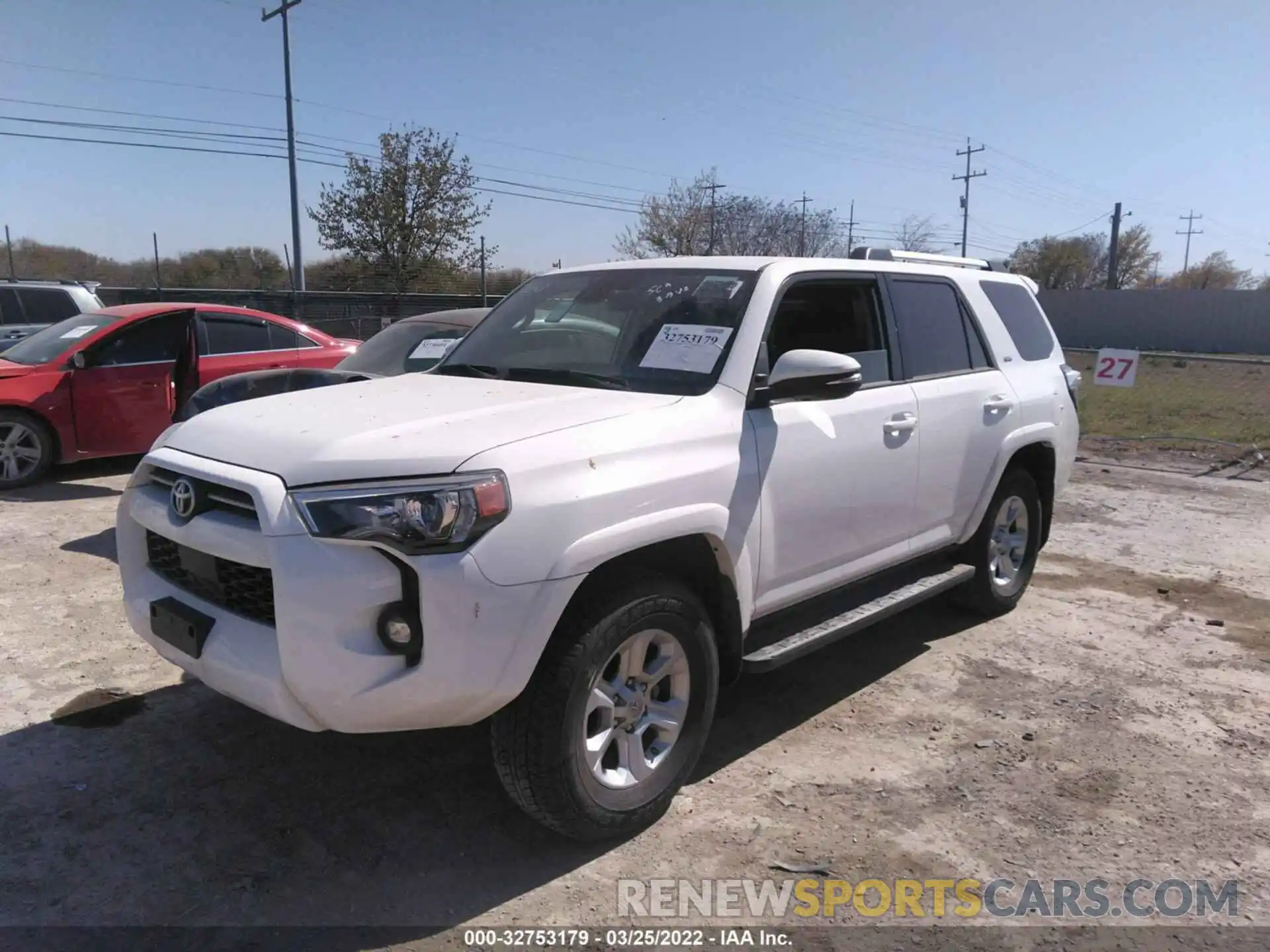 2 Photograph of a damaged car JTENU5JR6M5903553 TOYOTA 4RUNNER 2021