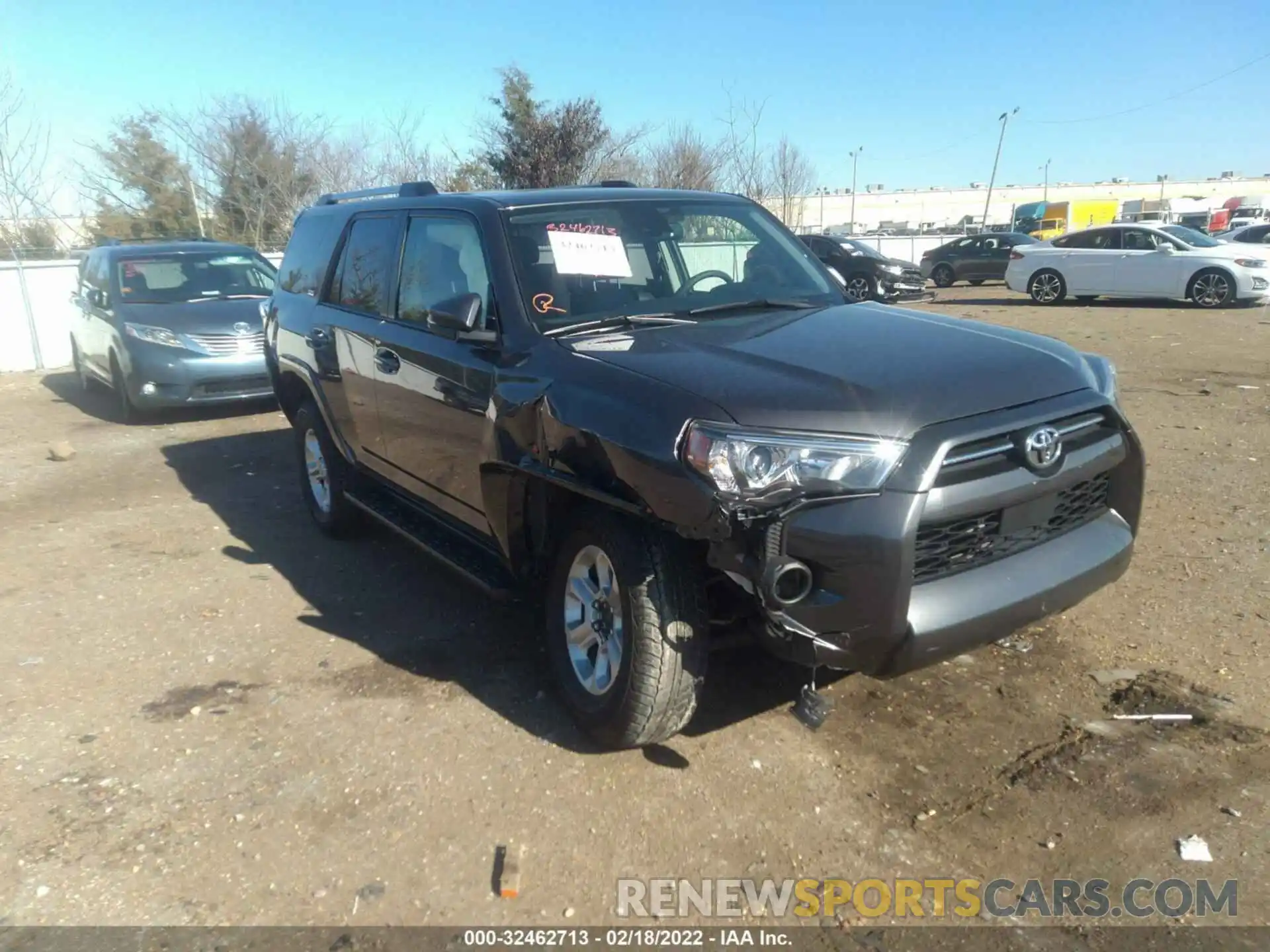 1 Photograph of a damaged car JTENU5JR6M5911927 TOYOTA 4RUNNER 2021