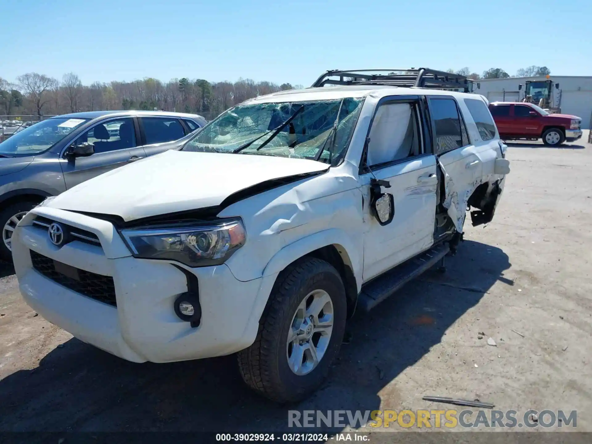 2 Photograph of a damaged car JTENU5JR6M5917839 TOYOTA 4RUNNER 2021