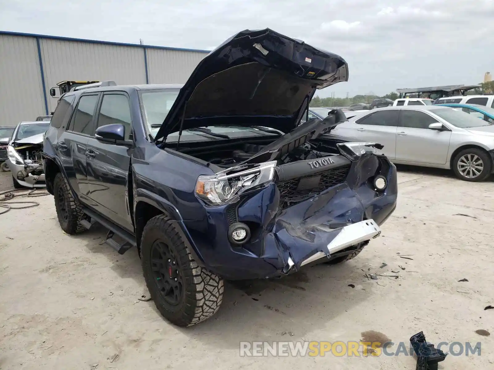 1 Photograph of a damaged car JTENU5JR6M5926413 TOYOTA 4RUNNER 2021