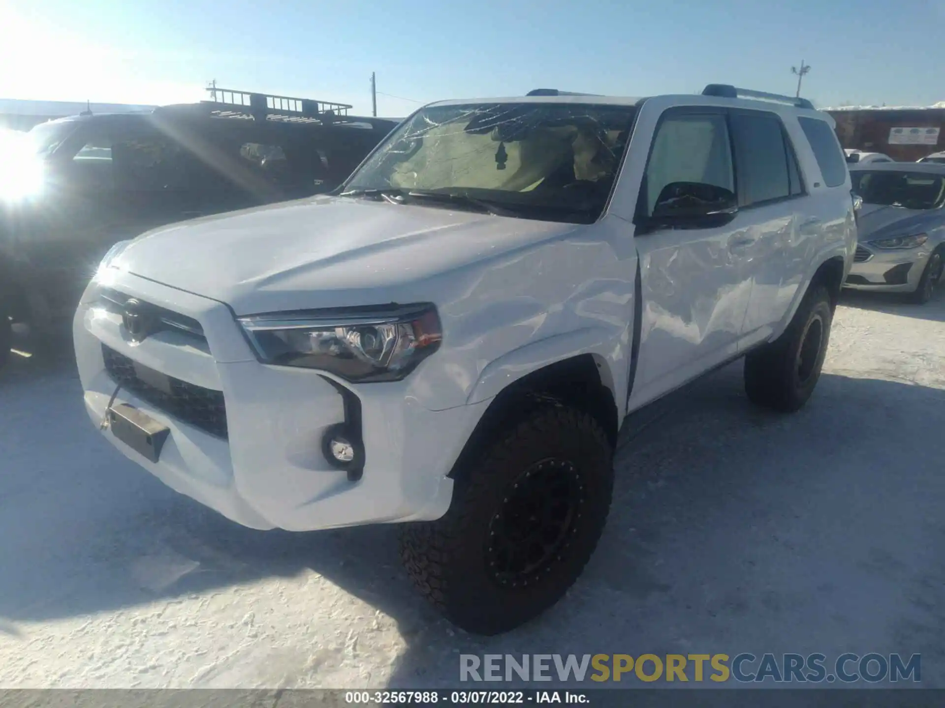 2 Photograph of a damaged car JTENU5JR6M5948606 TOYOTA 4RUNNER 2021