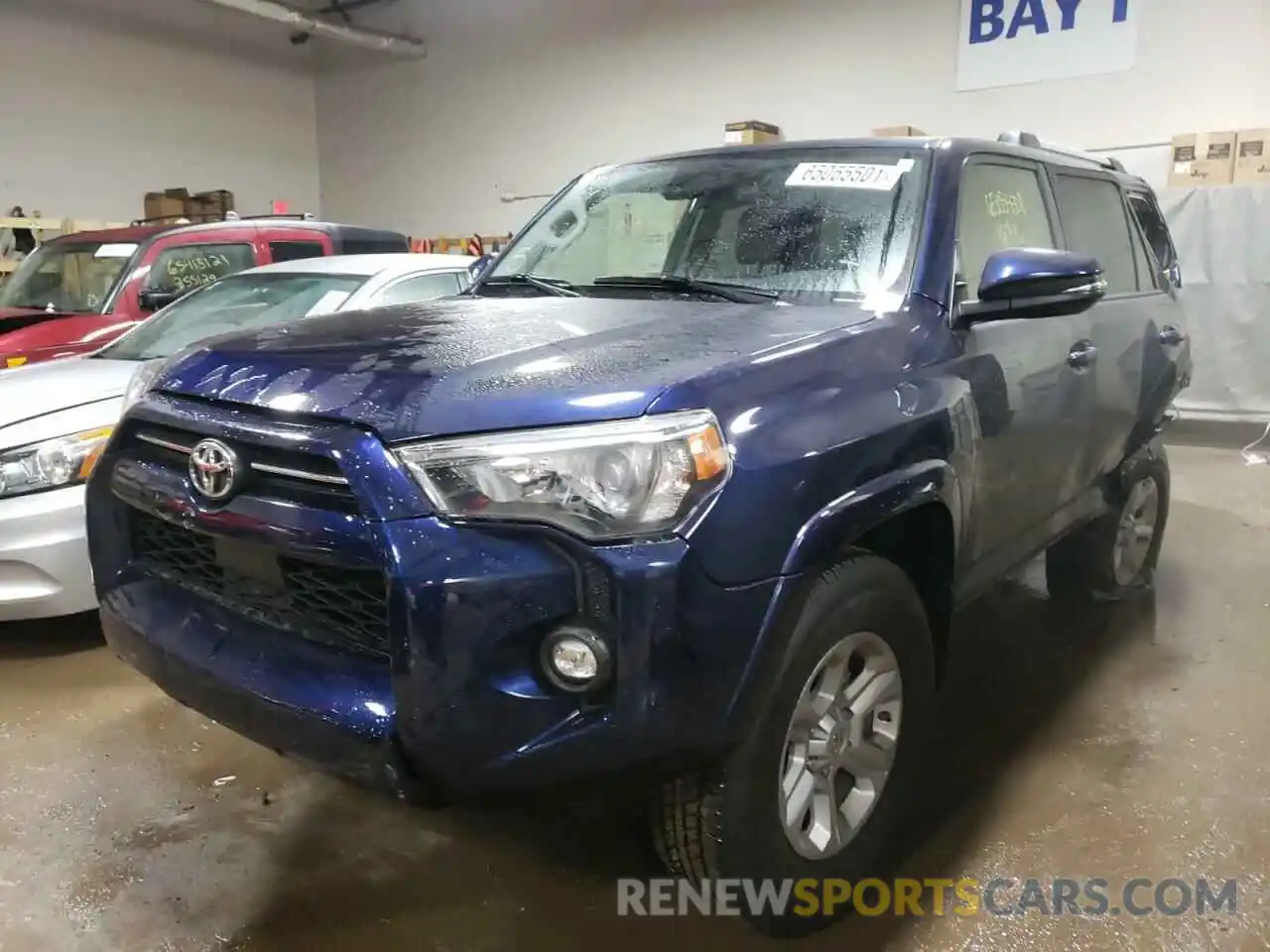 2 Photograph of a damaged car JTENU5JR6M5959637 TOYOTA 4RUNNER 2021