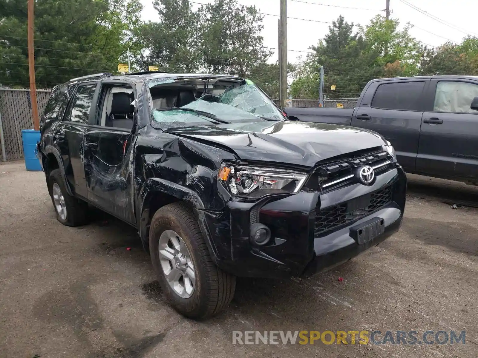 1 Photograph of a damaged car JTENU5JR7M5844349 TOYOTA 4RUNNER 2021