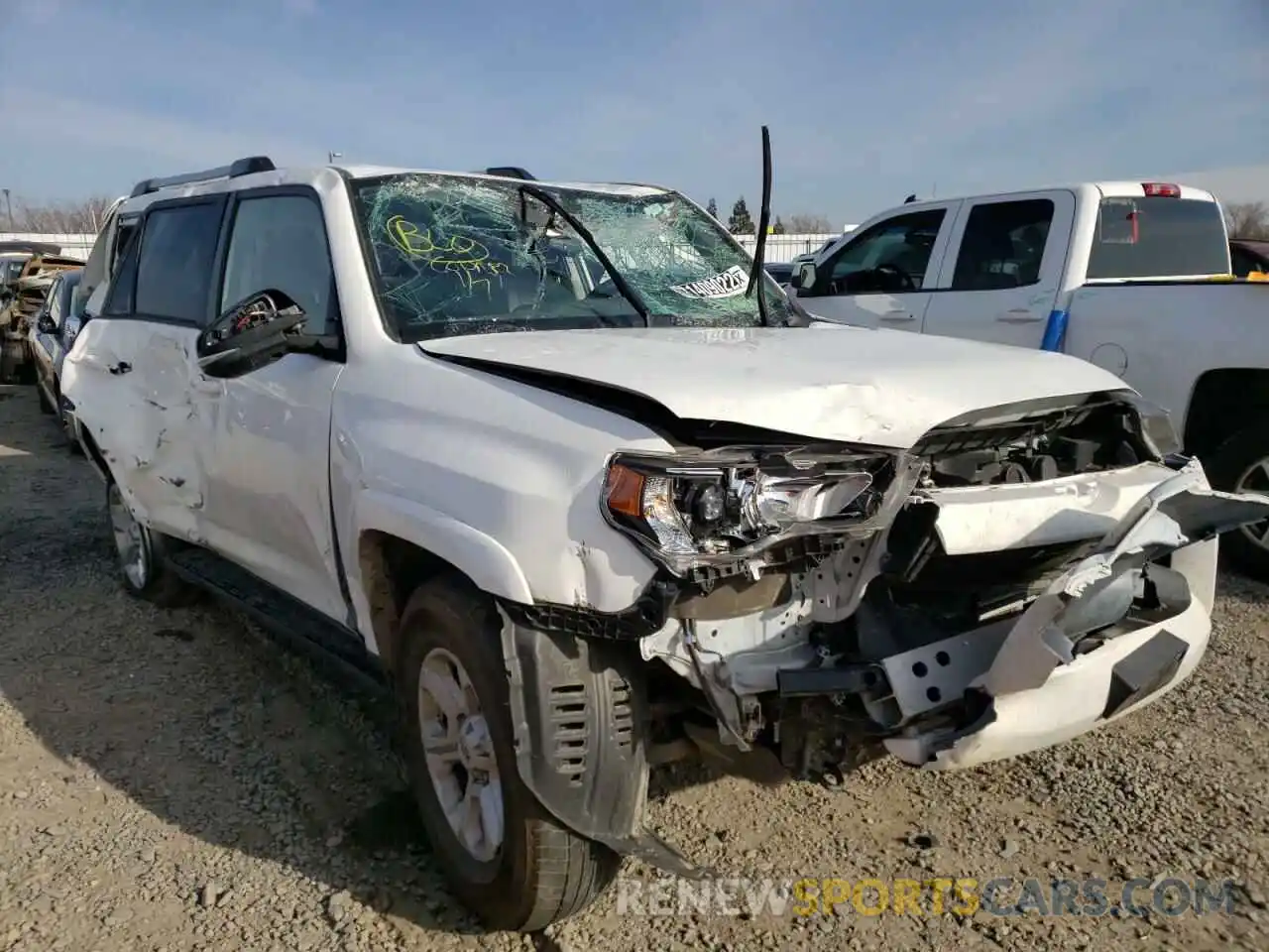 1 Photograph of a damaged car JTENU5JR7M5901472 TOYOTA 4RUNNER 2021