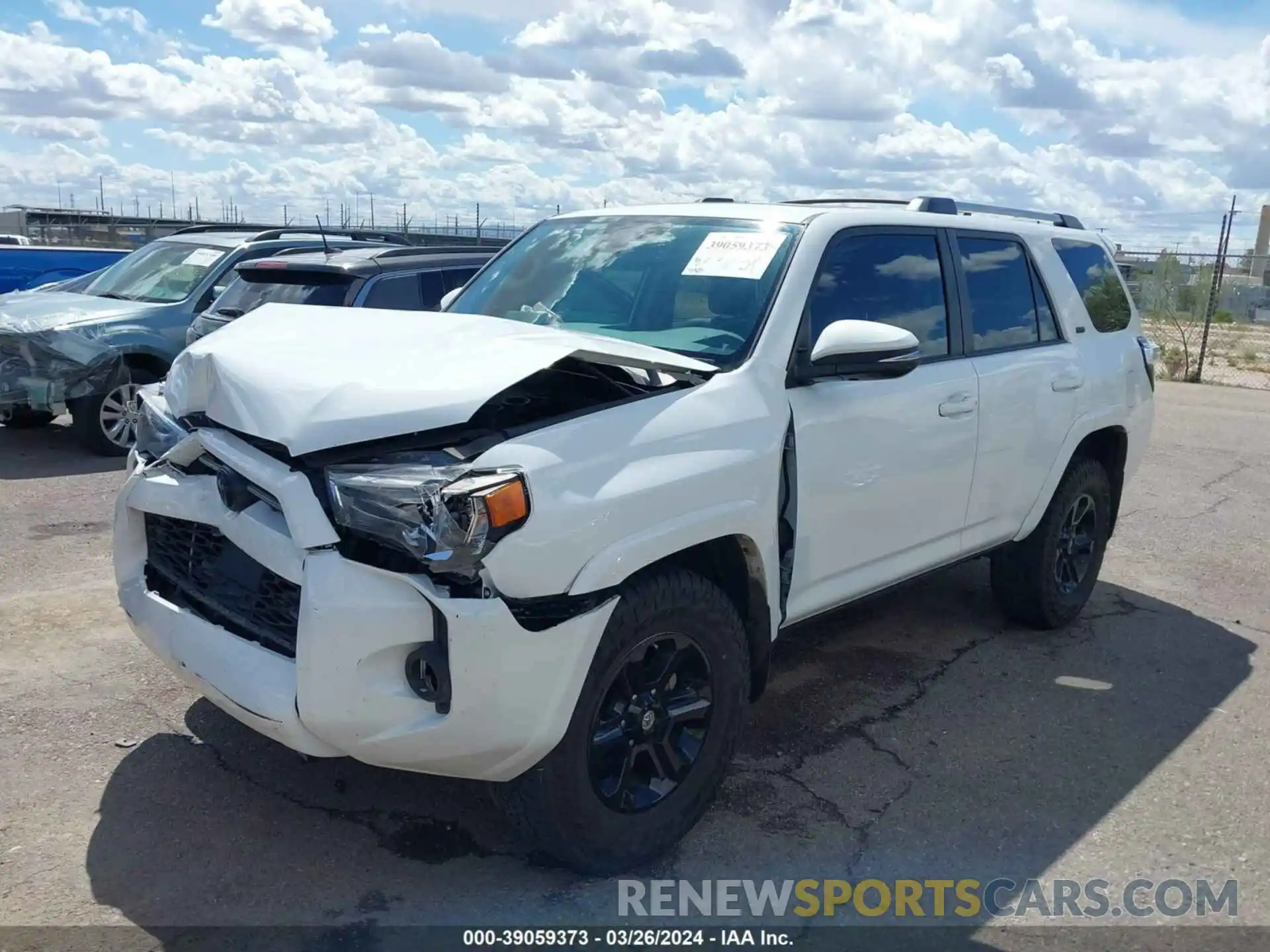 2 Photograph of a damaged car JTENU5JR7M5903044 TOYOTA 4RUNNER 2021