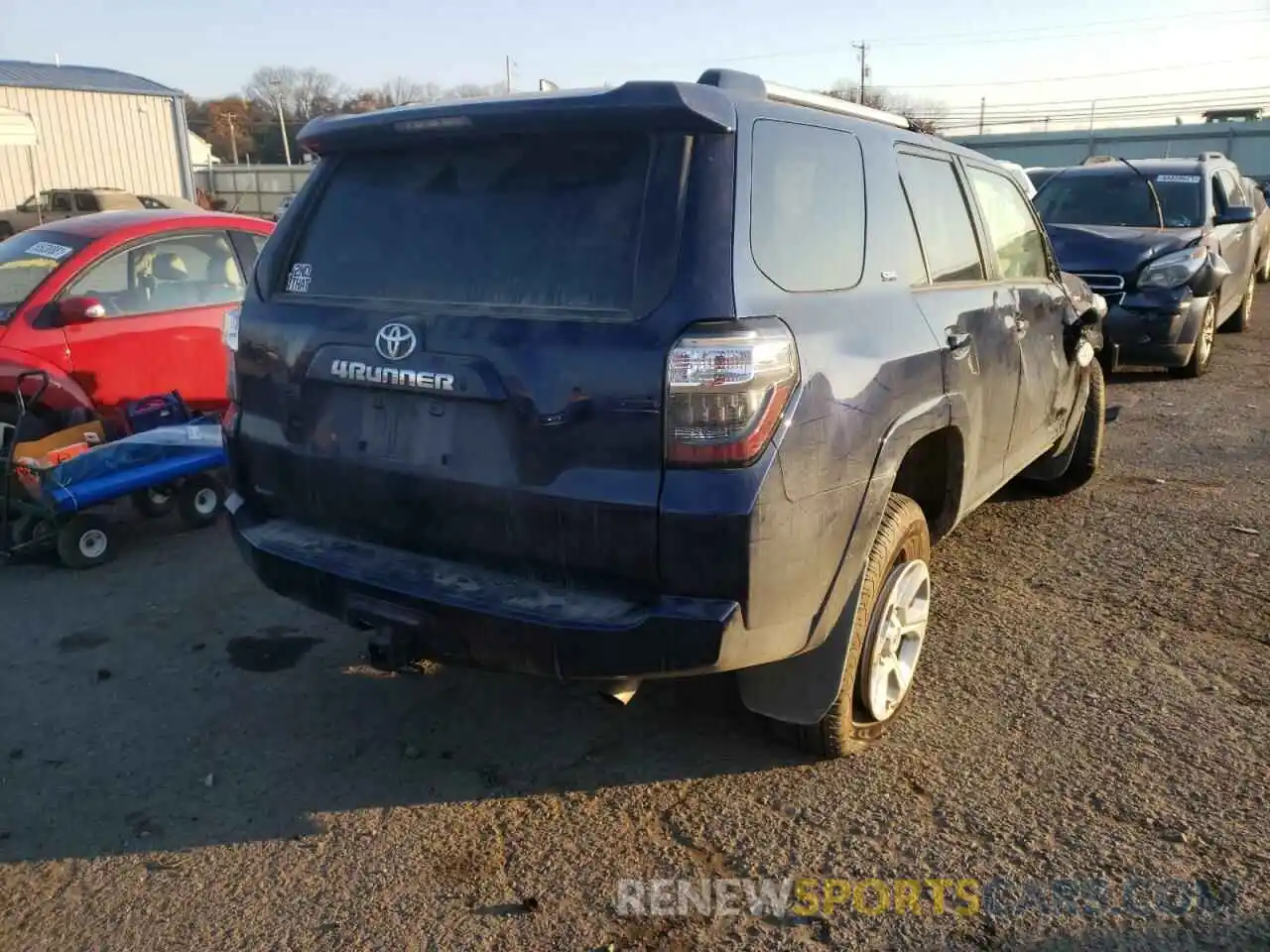 4 Фотография поврежденного автомобиля JTENU5JR7M5954236 TOYOTA 4RUNNER 2021